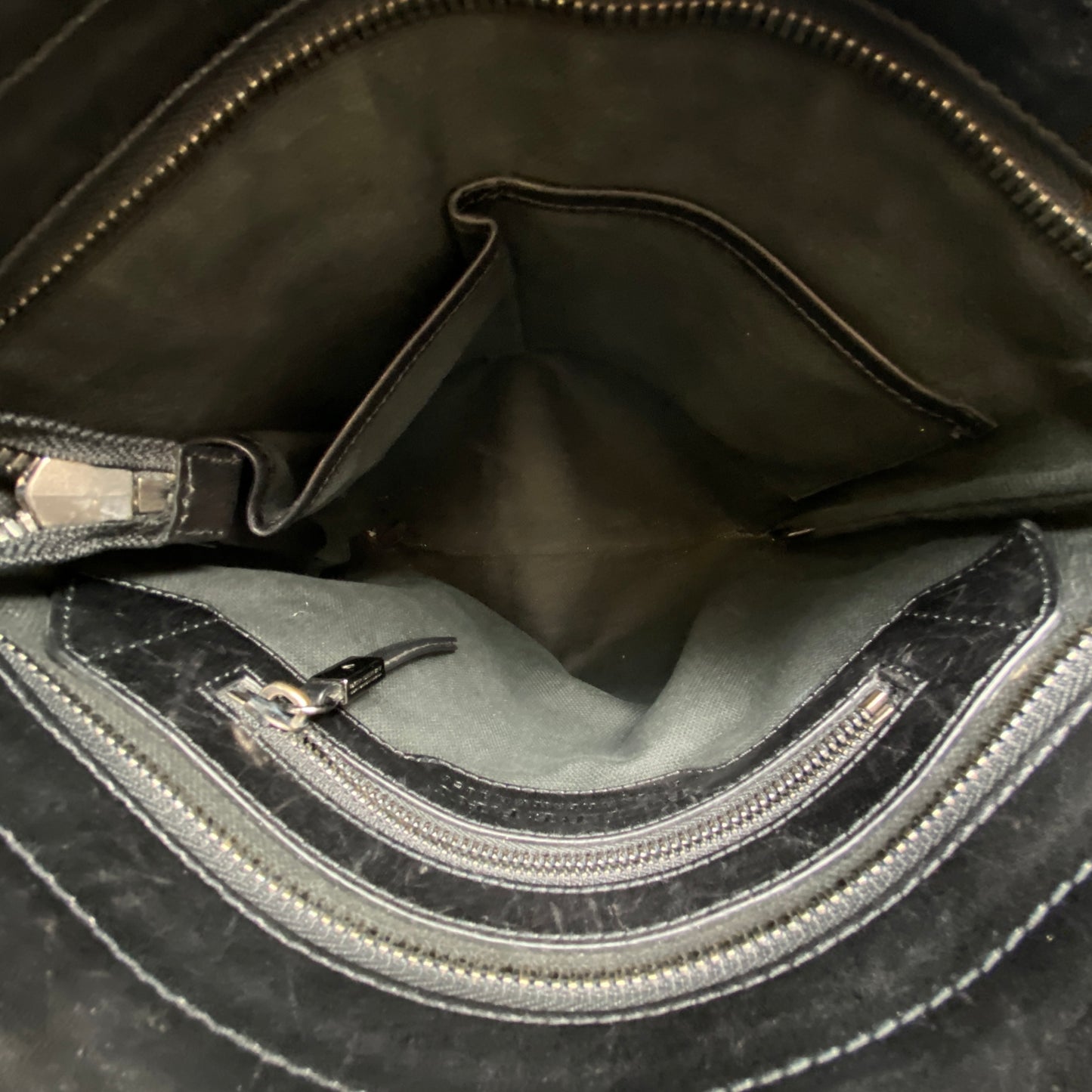 Burberry Black Check Crossbody Messenger Bag