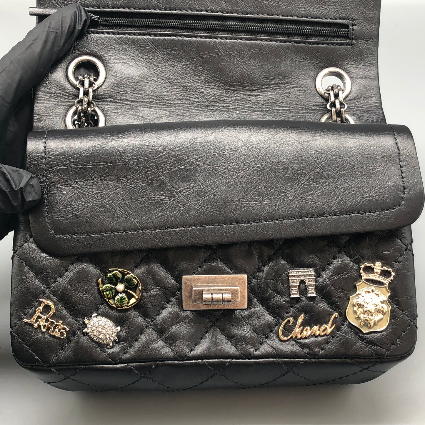 Chanel Lucky Charms Reissue 2.55 Flap Bag Black
