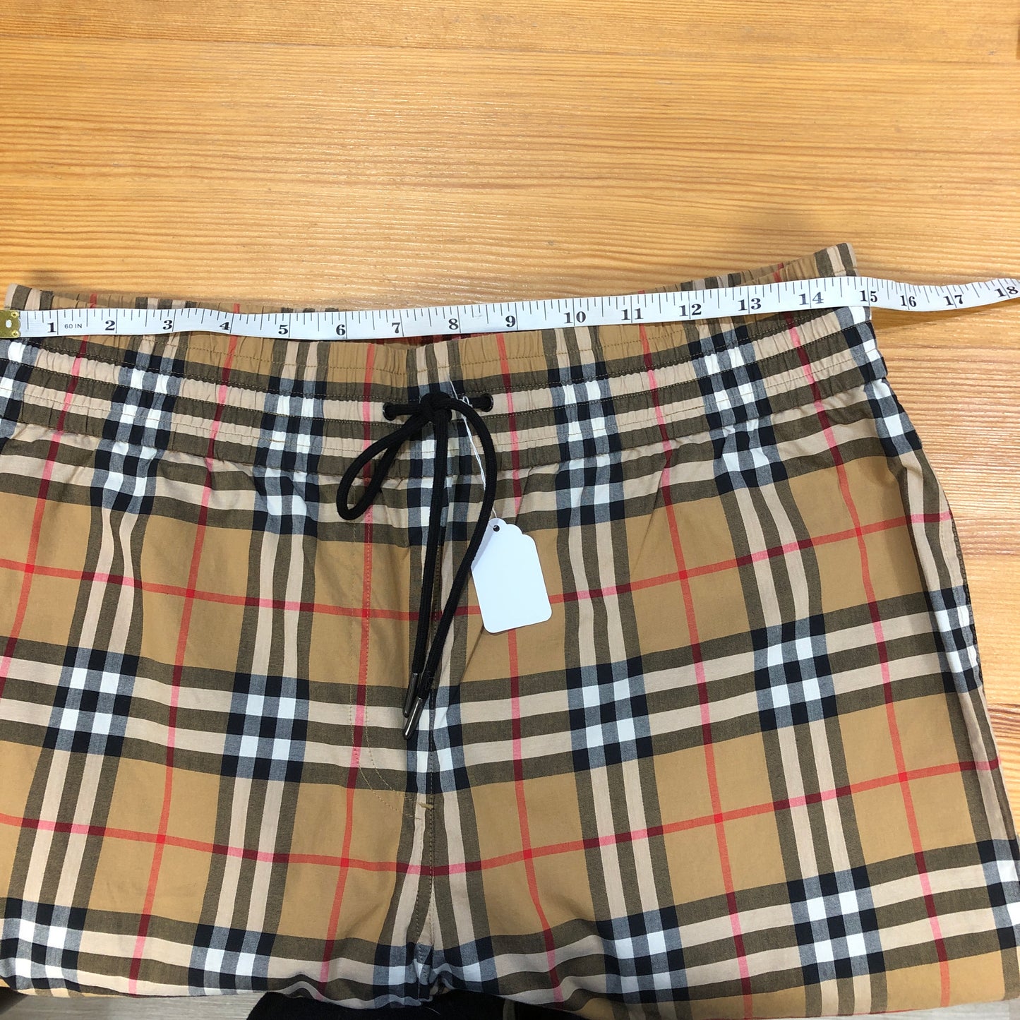 Burberry Classic Nova Check Straight Leg Trousers Size US6