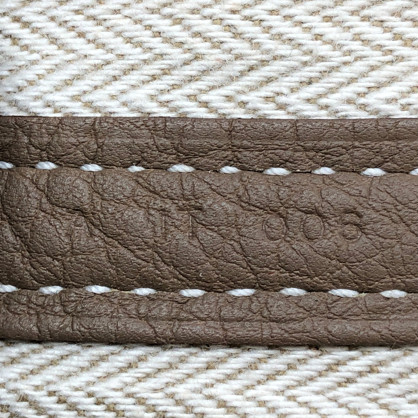 Hermes 2017 Taupe Garden Party 36 Tote Bag