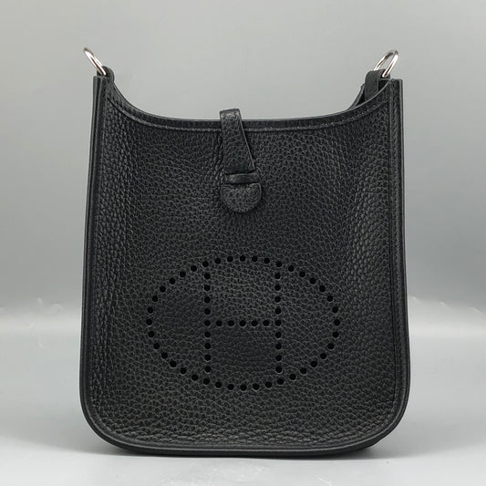 Hermes 2018 Evelyne TPM Black Crossbody Bag