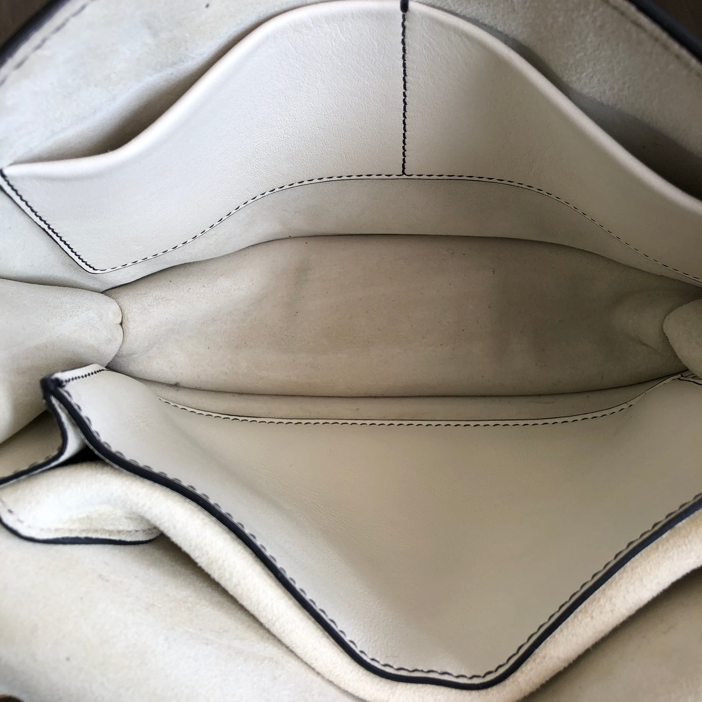 Christian Dior White Smooth Leather J'ADIOR Flap Chain Shoulder Bag