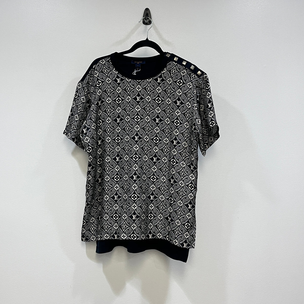 Louis Vuitton Black Women Short Sleeve Top Size L