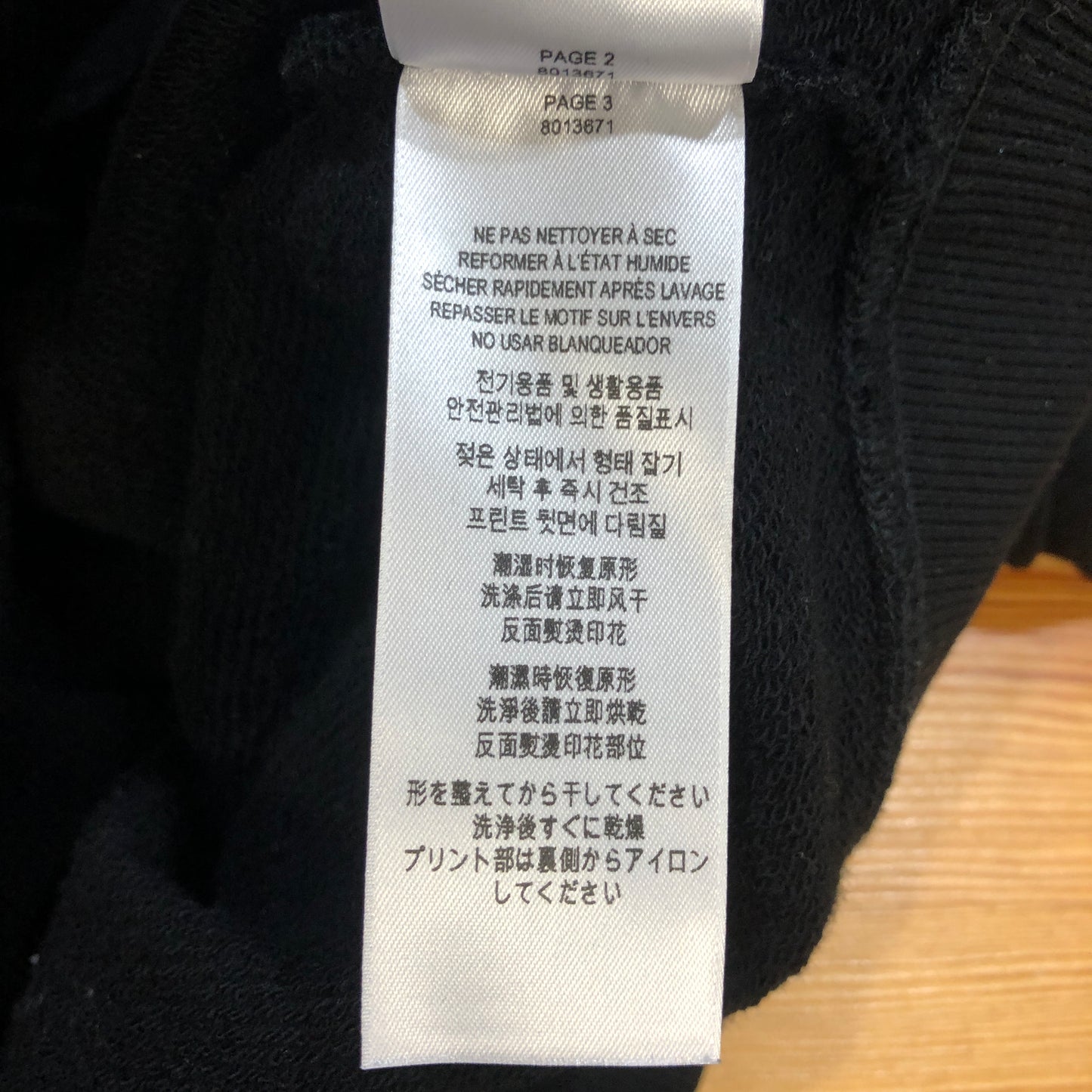 Burberry Bambi Print Cotton Sweatshirt Size S Black