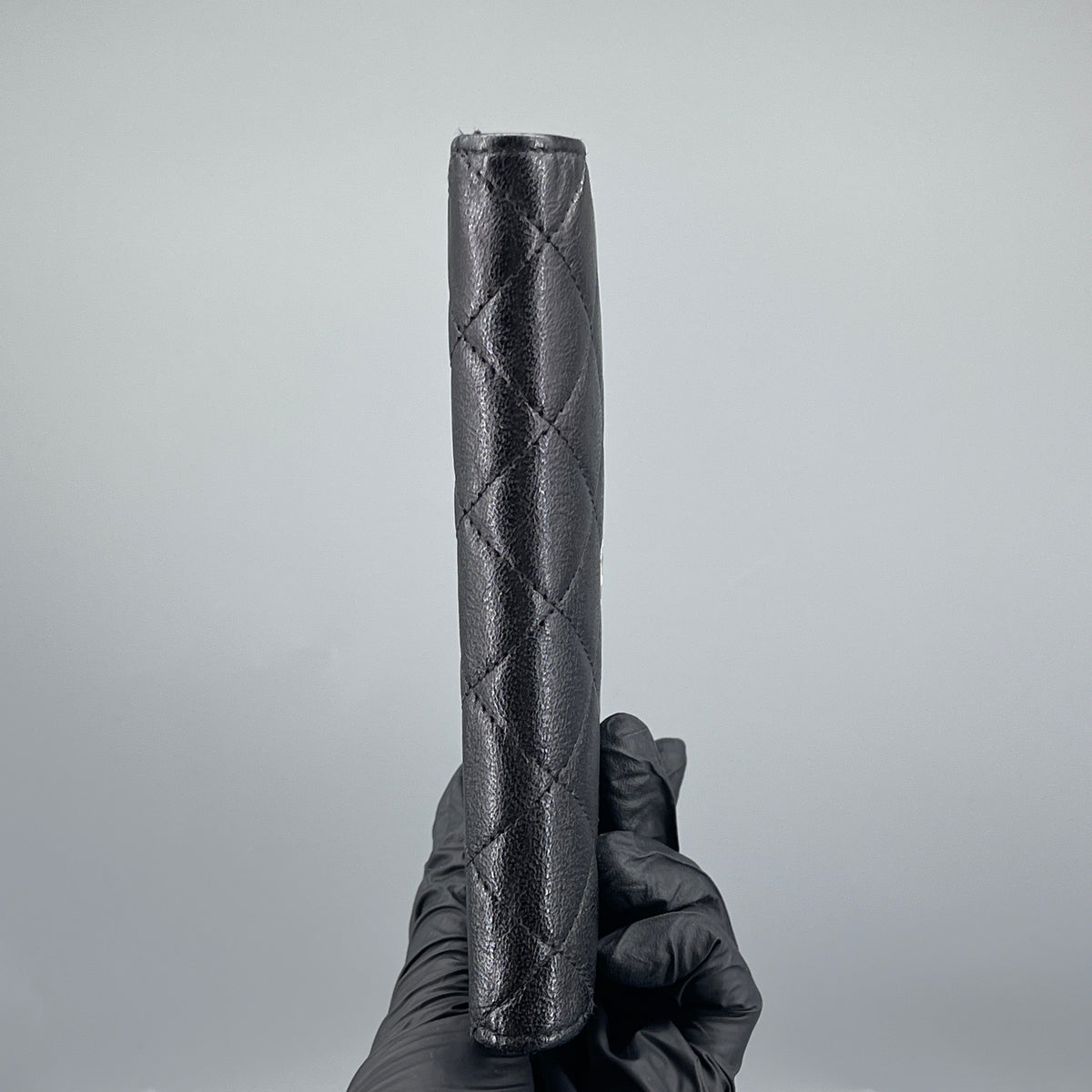 Chanel Black Leather Quilted Long Wallet