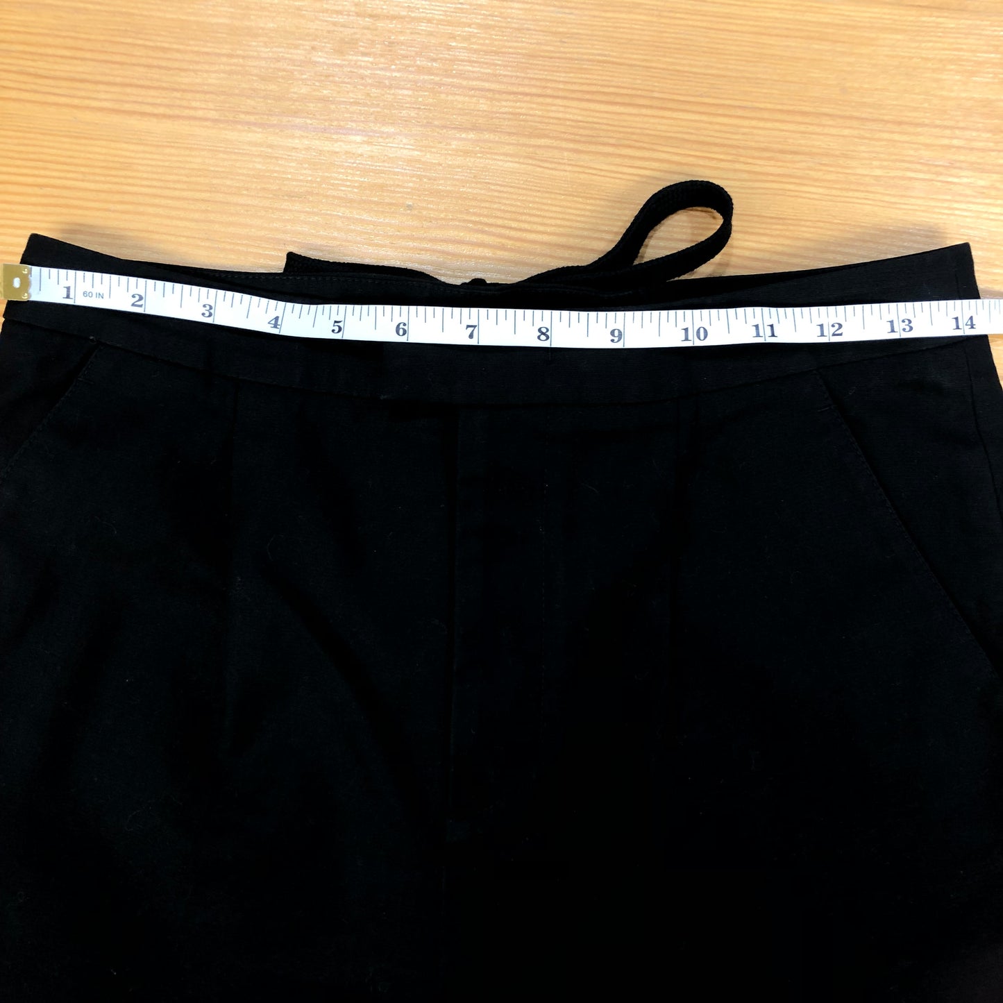 Valentino Black Back Lace-Up Detail Shorts