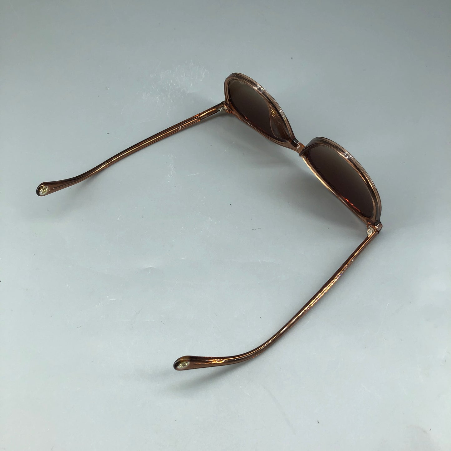 Chanel Round Milk Tea Brown Sunglasses 140mm