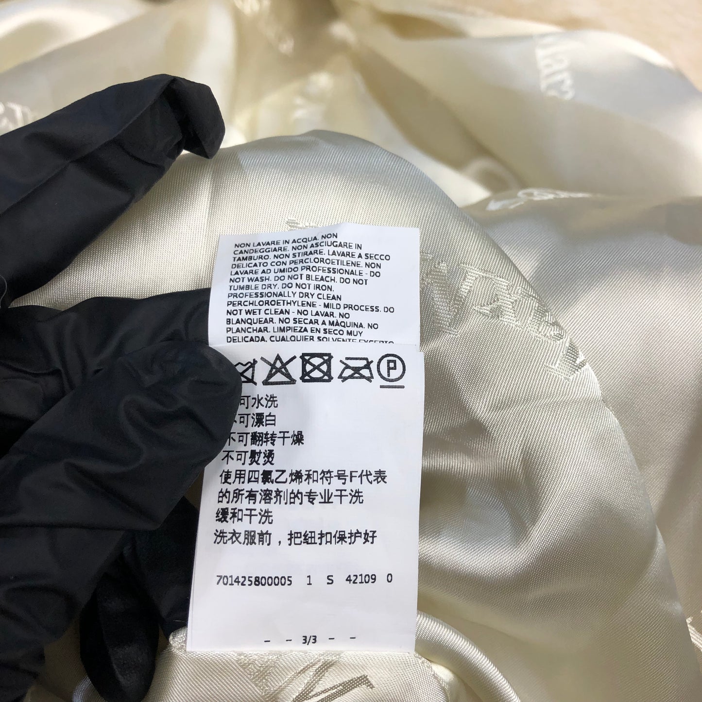 Max Mara Teddy Coat Size S Ivory