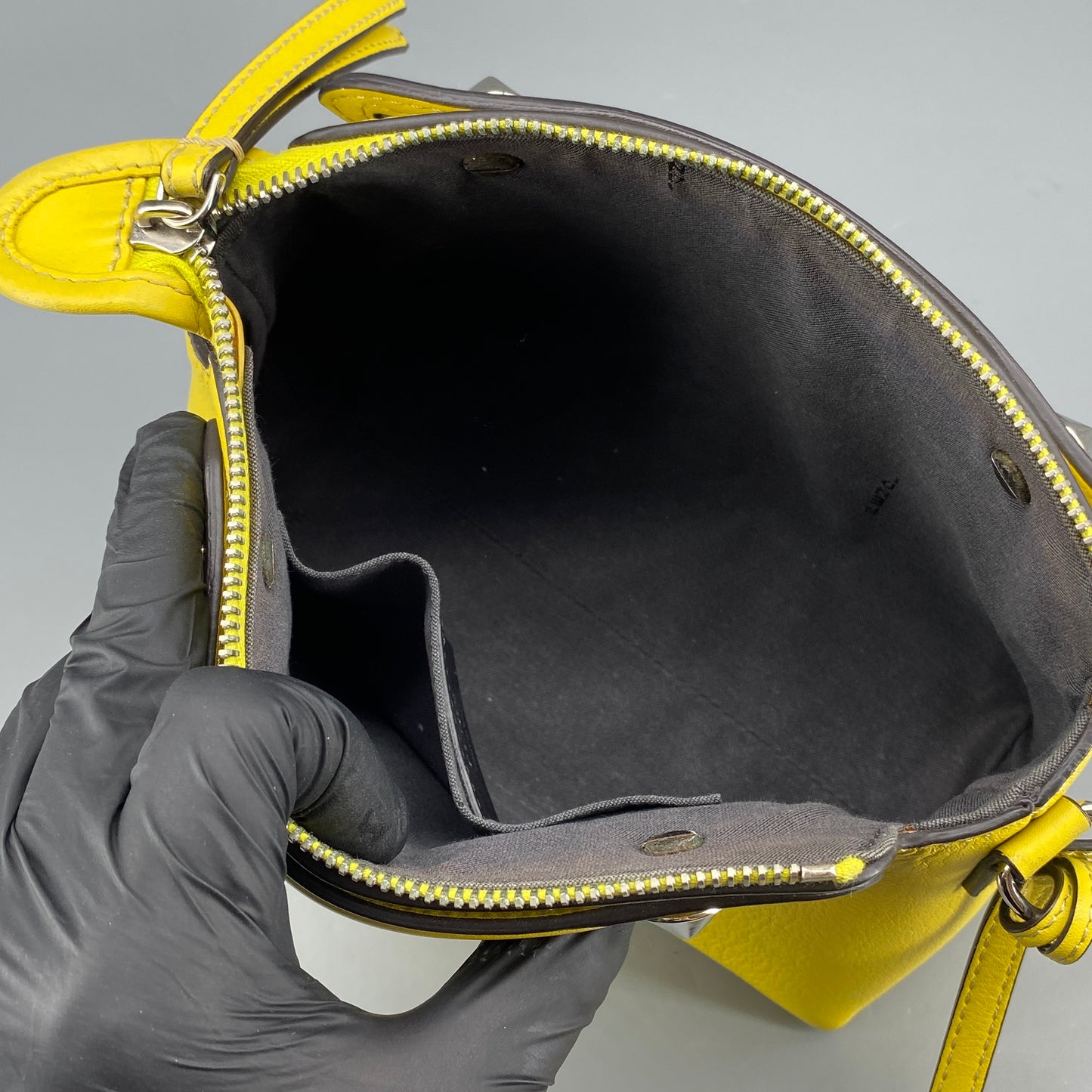 Fendi Yellow Leather By The Way Crossbody Bag