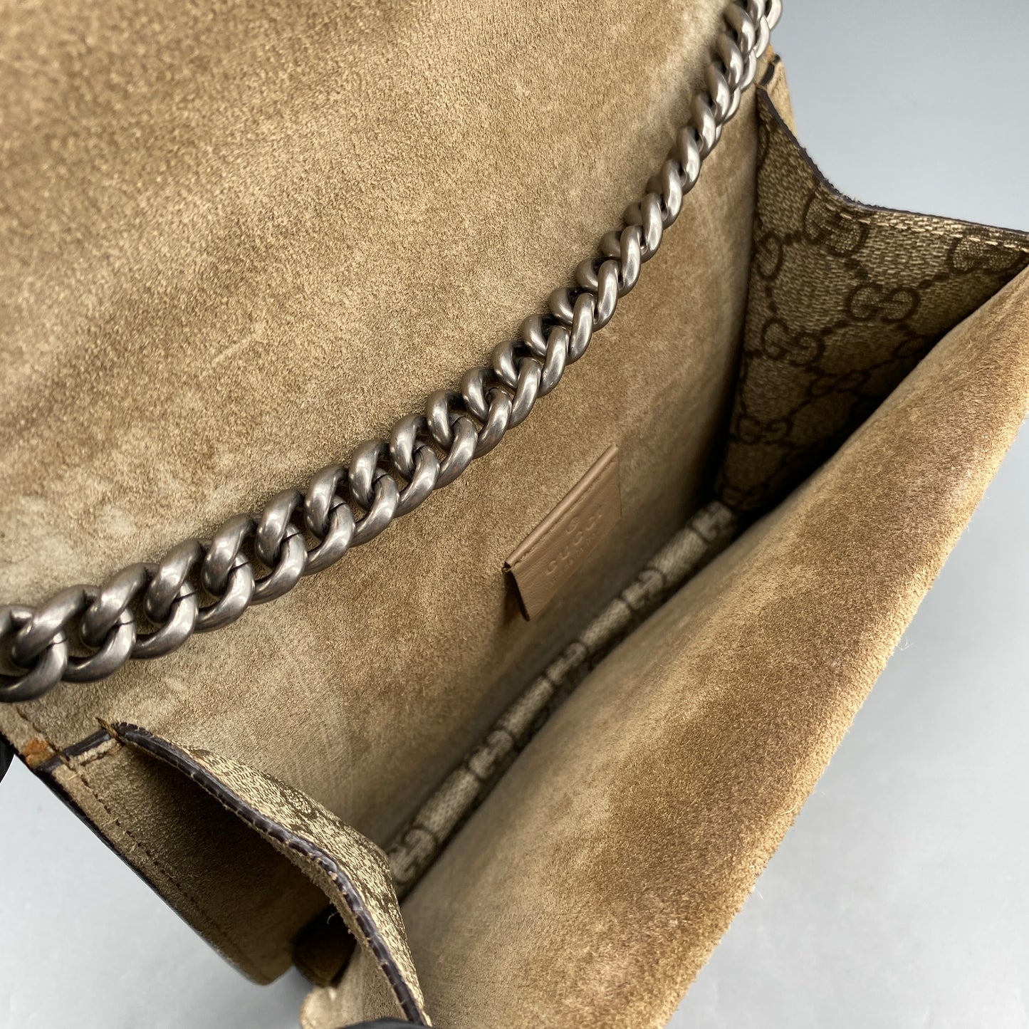 Gucci Dionysus GG  Shoulder Bag Beige