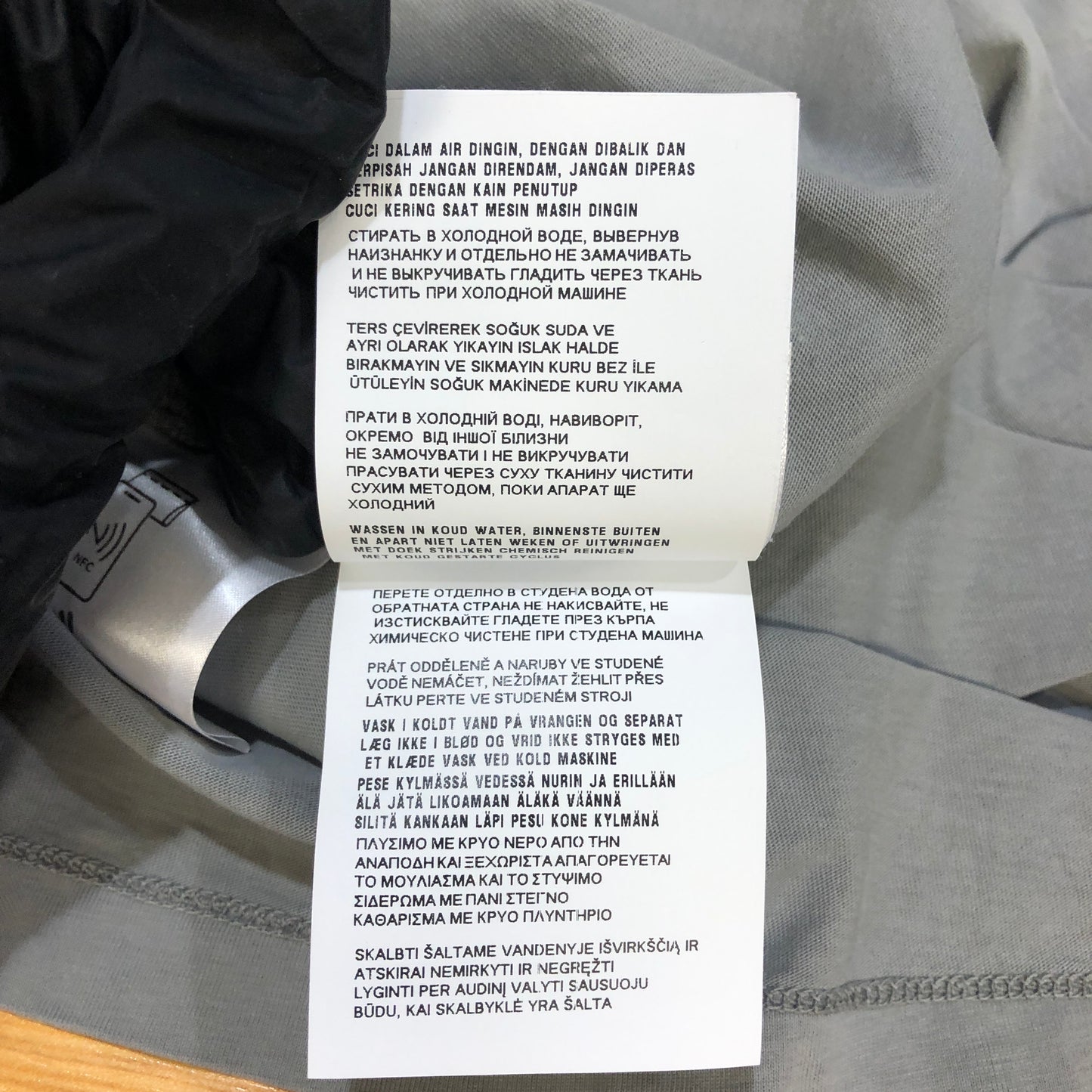Miu Miu Grey Logo Long-Sleeve T-Shirt Size S