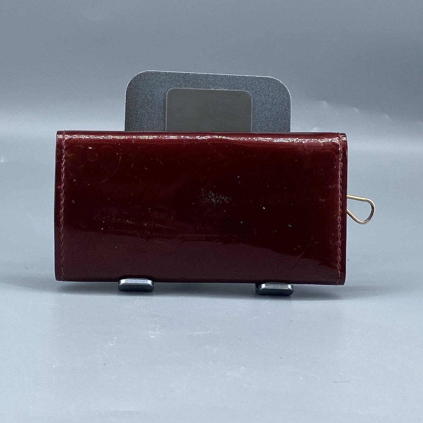 Louis Vuitton Reddish-Brown Monogram Vernis Key Wallet