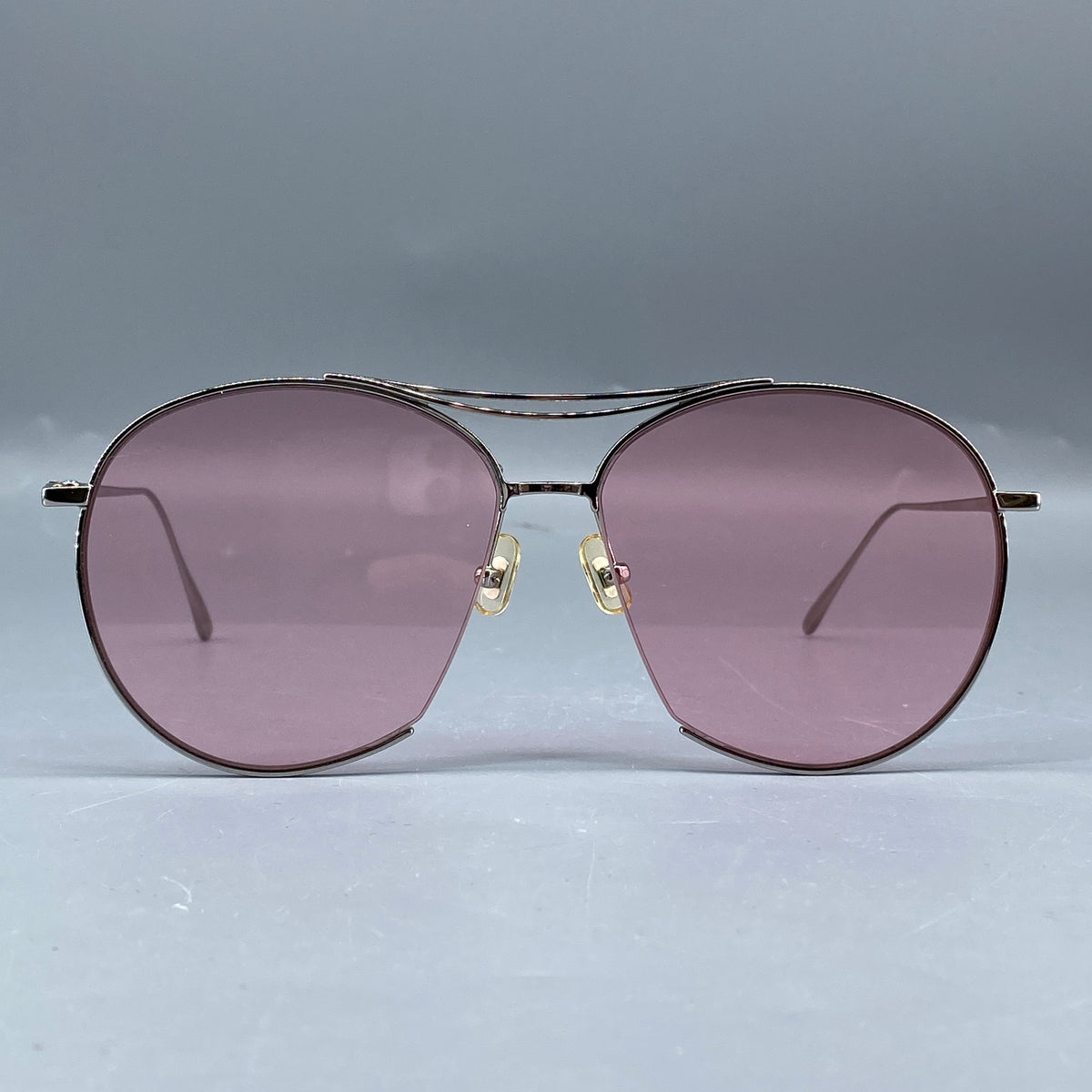Gentle Monster Aviator Sunglasses Pink/Silver