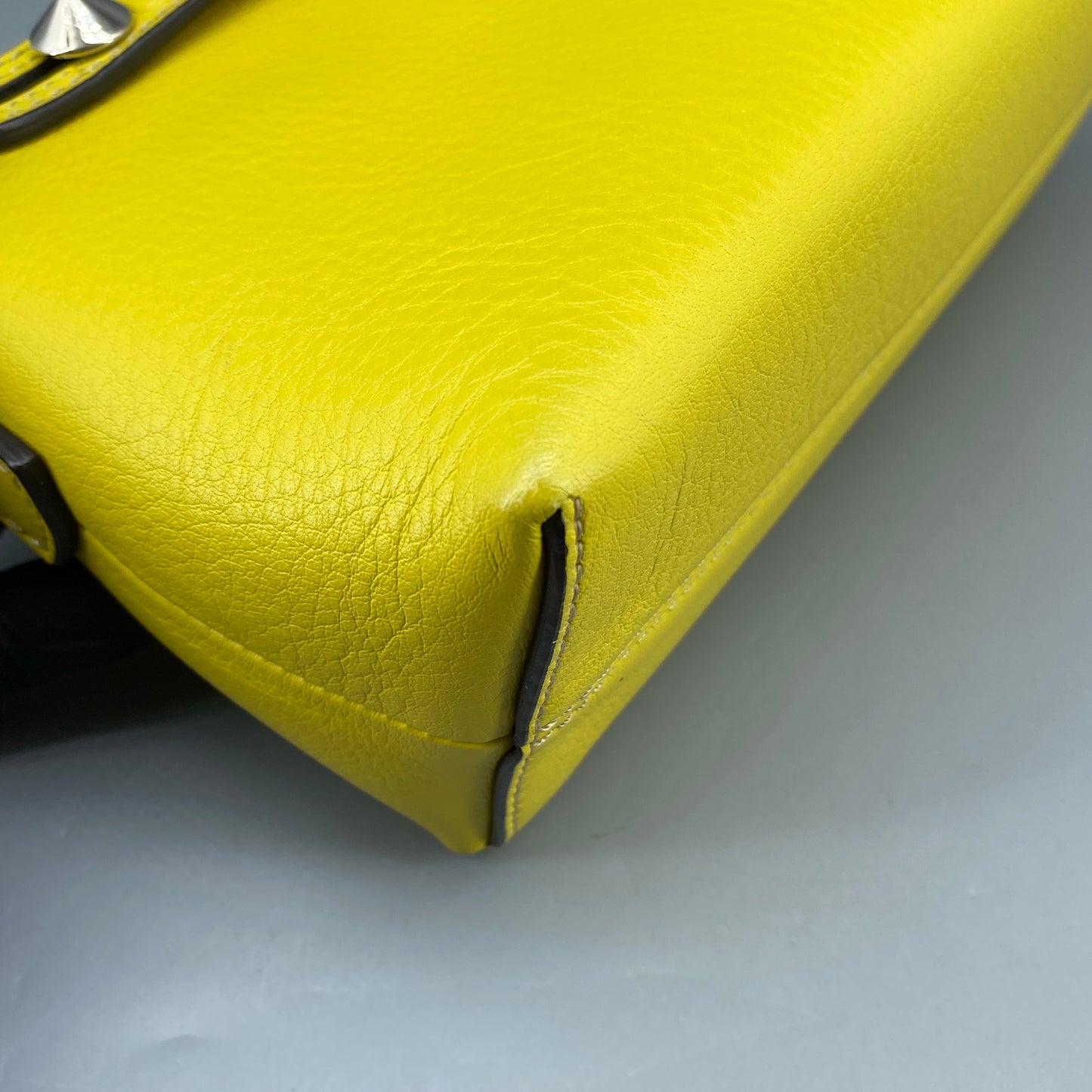Fendi Yellow Leather By The Way Crossbody Bag