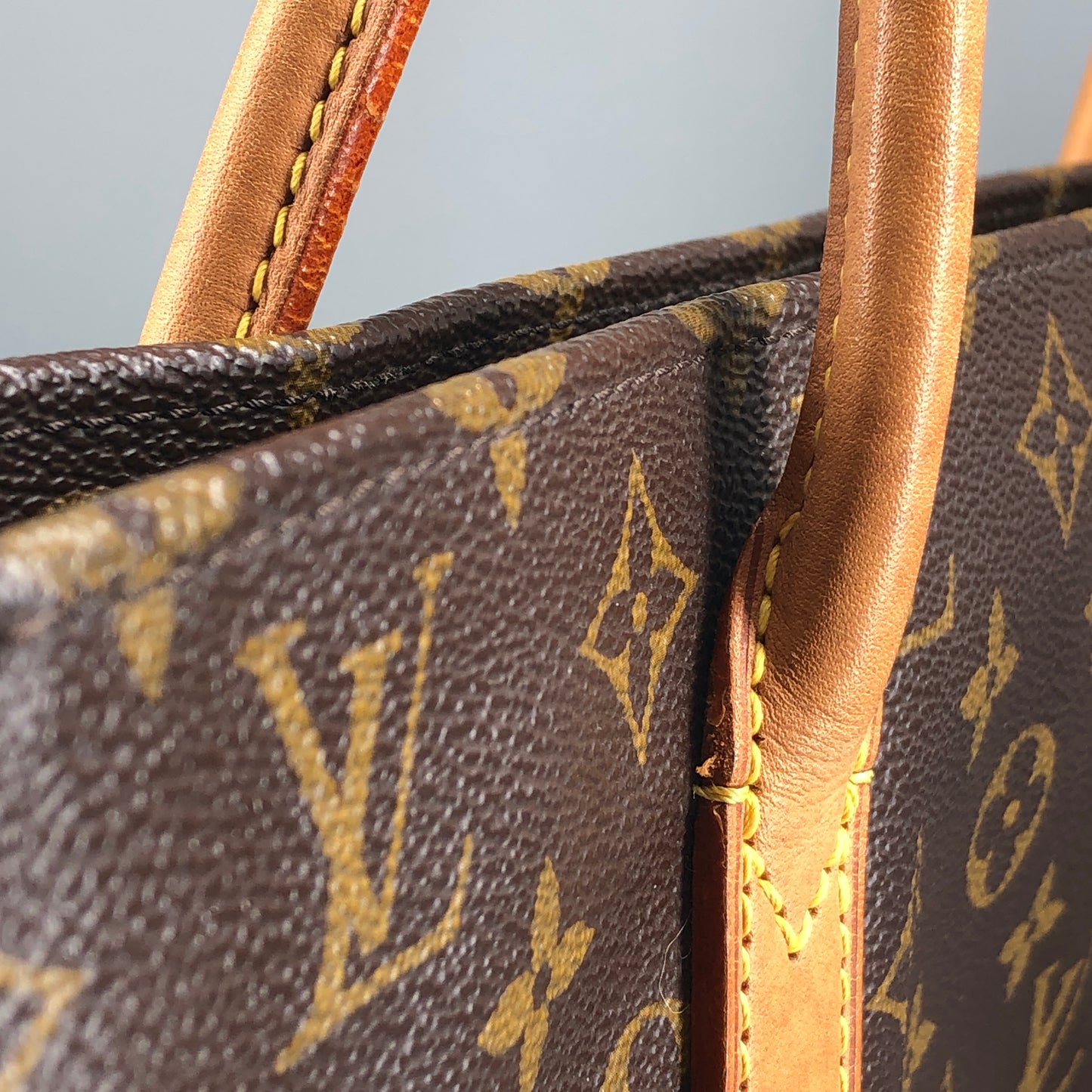 Louis Vuitton Monogram Canvas Tote Bag Brown
