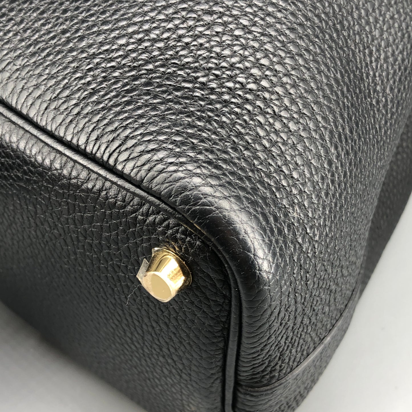 Hermes 2020 Picotin 18 Leather Tote Bag Black