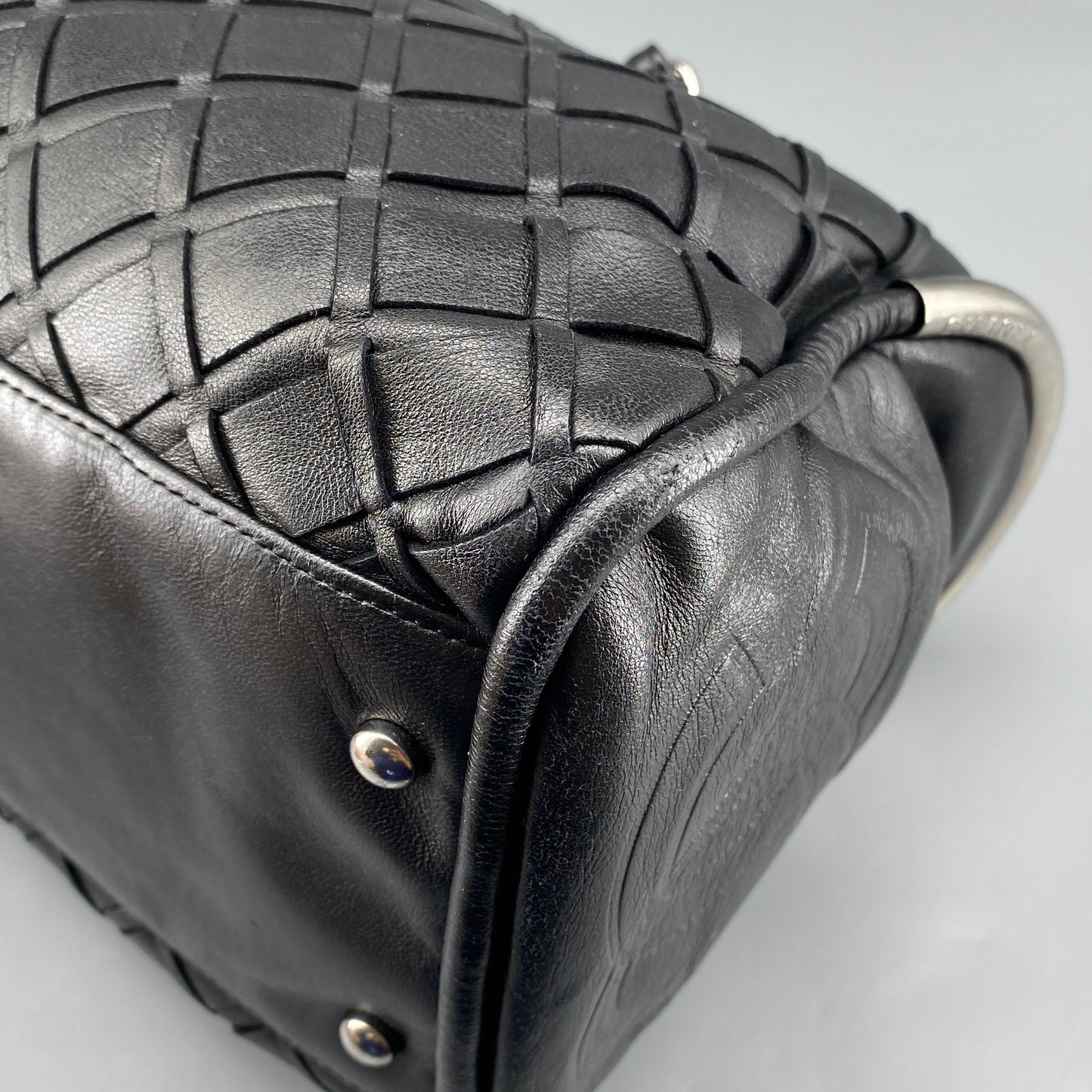 Chanel Black Quilted Leather Chain Shoulder Bag