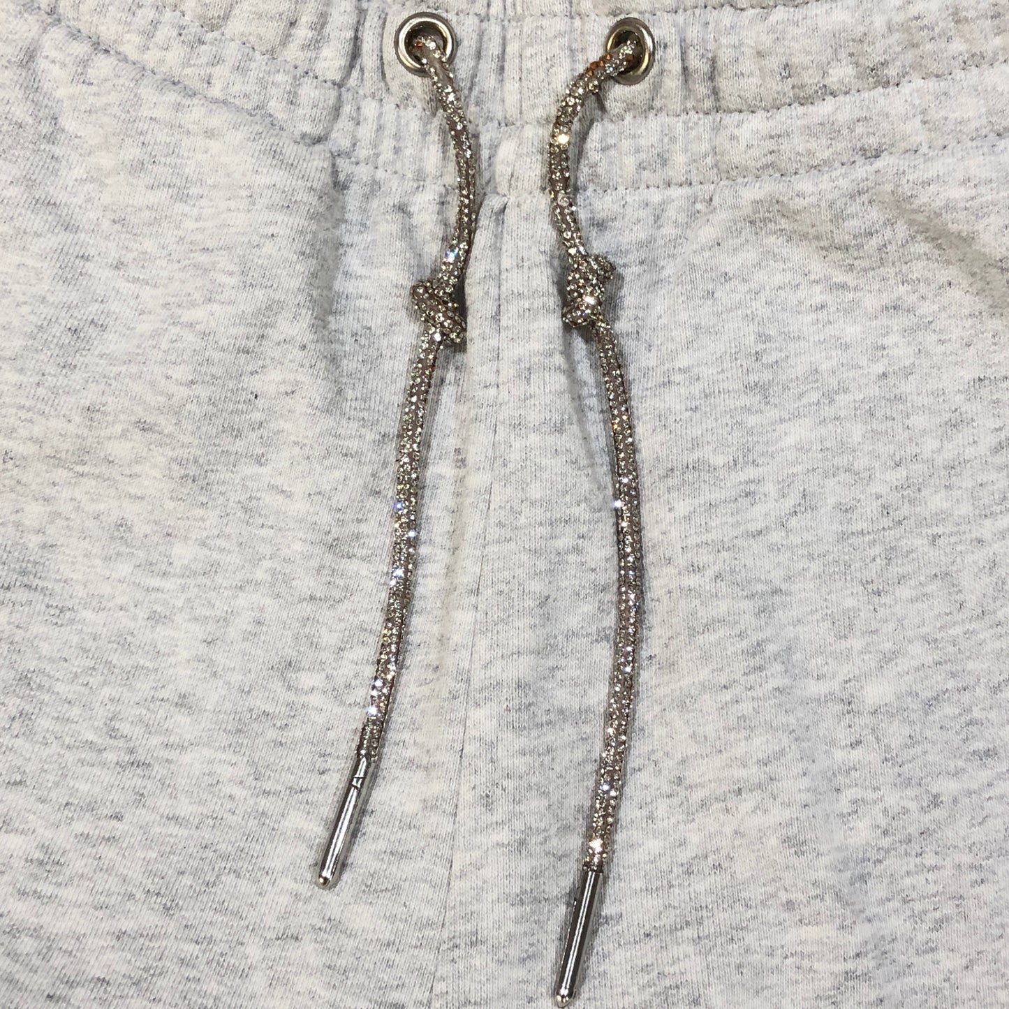 Alexanderwang Light Grey Drawstring Cropped Sweatpants Size S