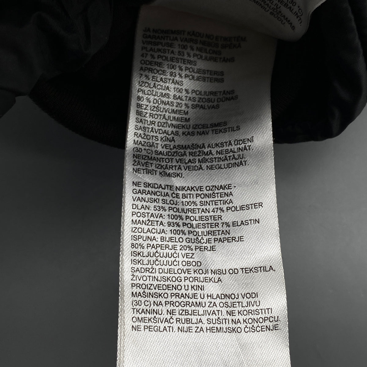 Canada Goose Black Insulated Winter Gloves Size S