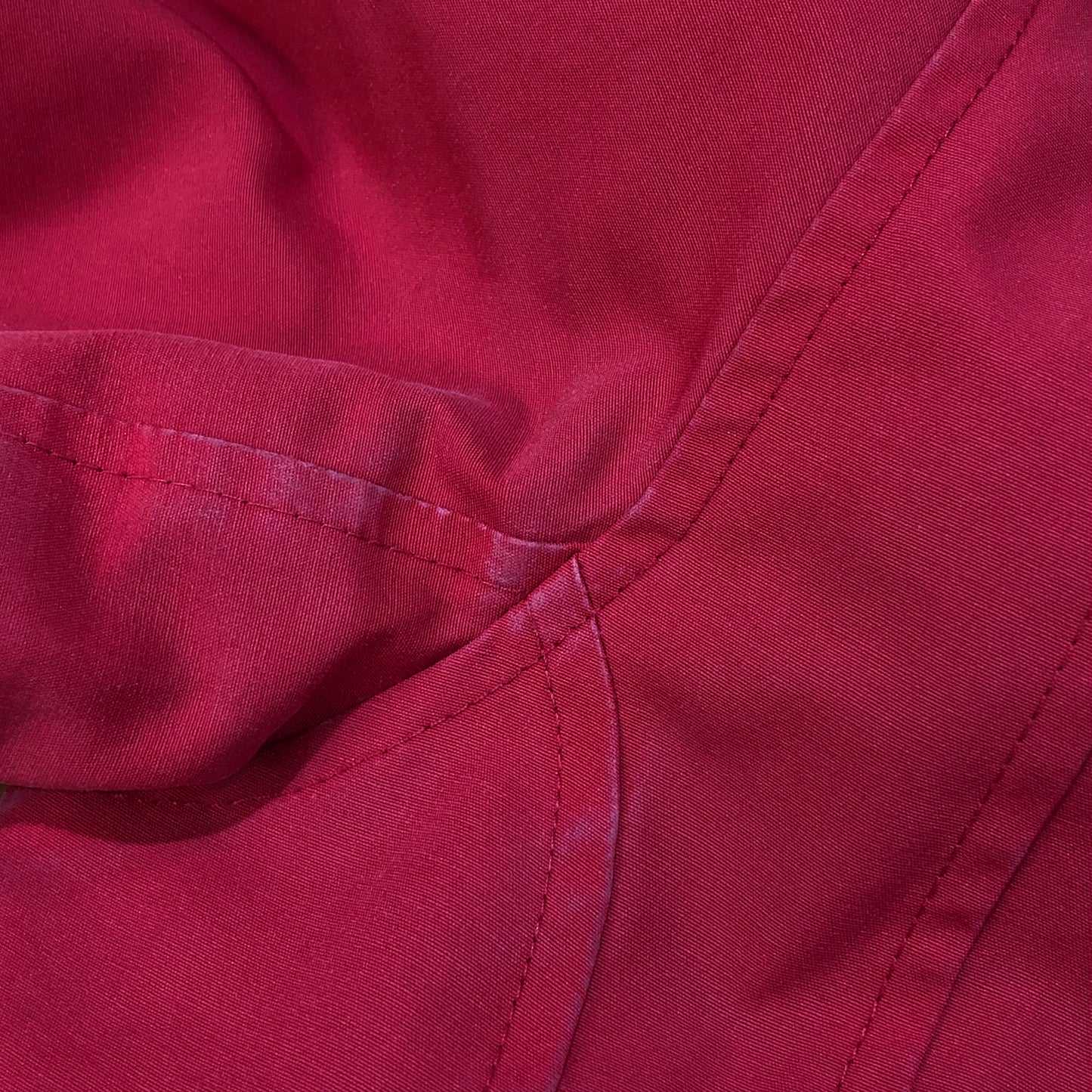 Canada Goose Red Fur Trim Hooded Parka Size XS