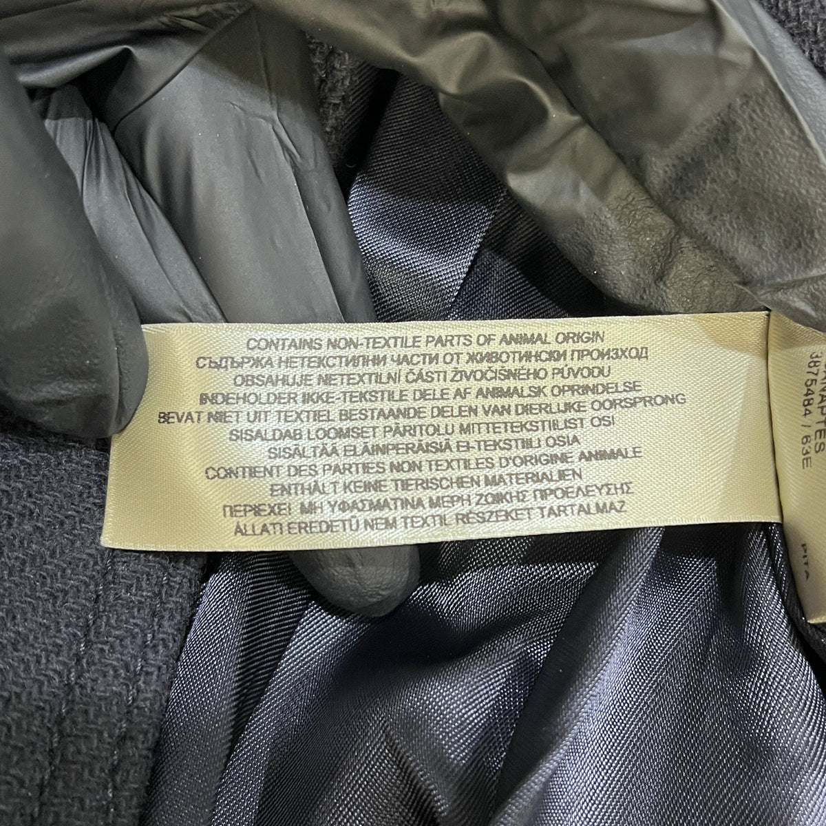 Burberry Navy Blue Military Trench Coat US size 4