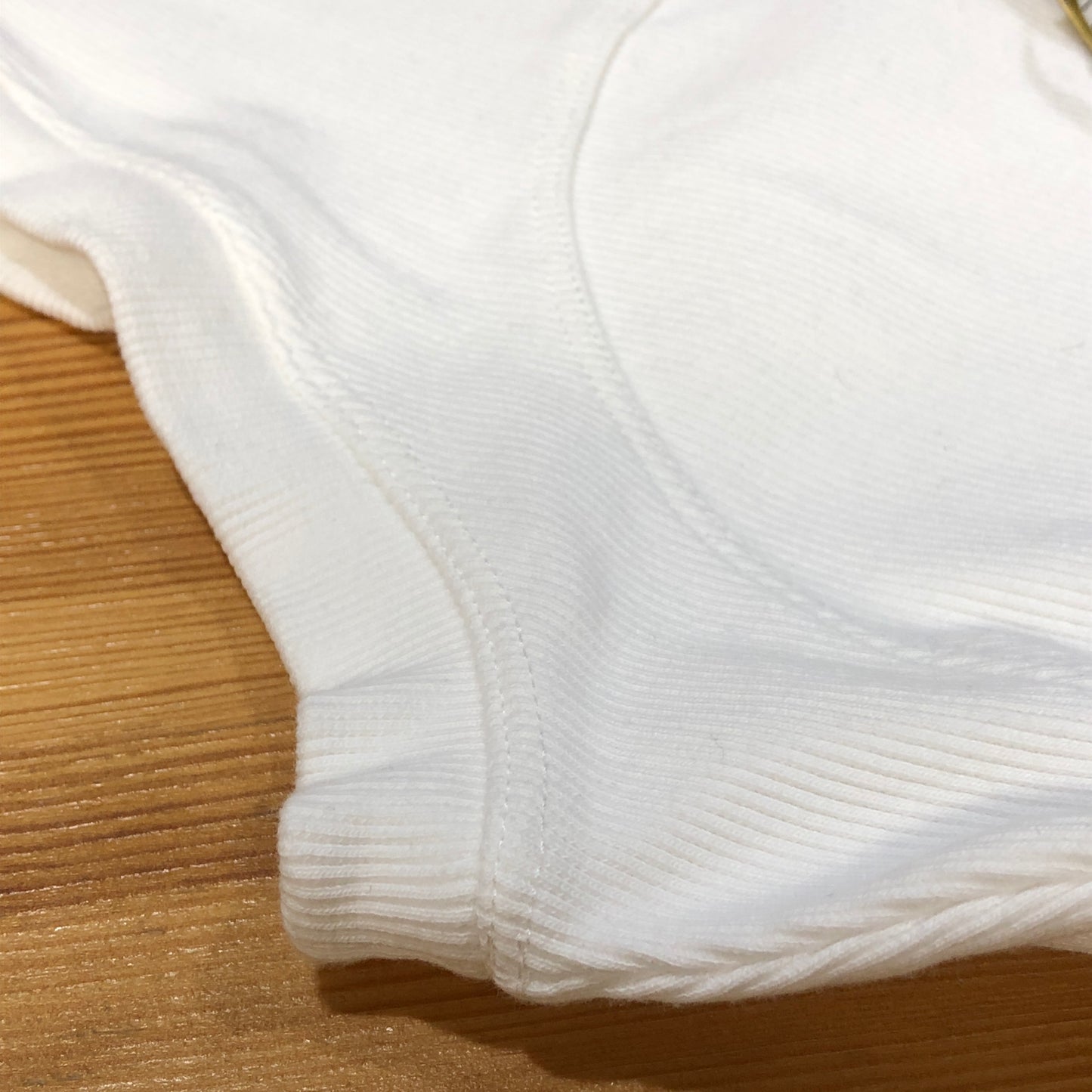 Off-White White Ribbed Sleeveless Tank Top Size 40
