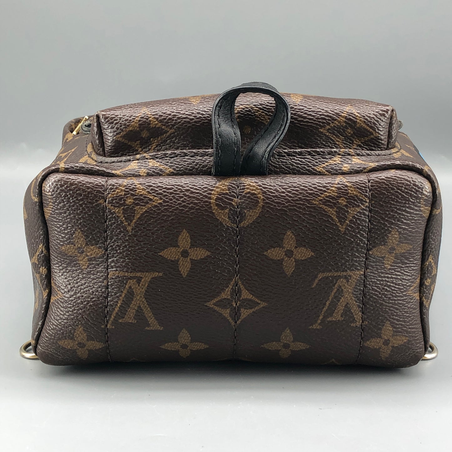 Louis Vuitton Mini Palm Springs Backpack World Tour Patch Monogram Canvas