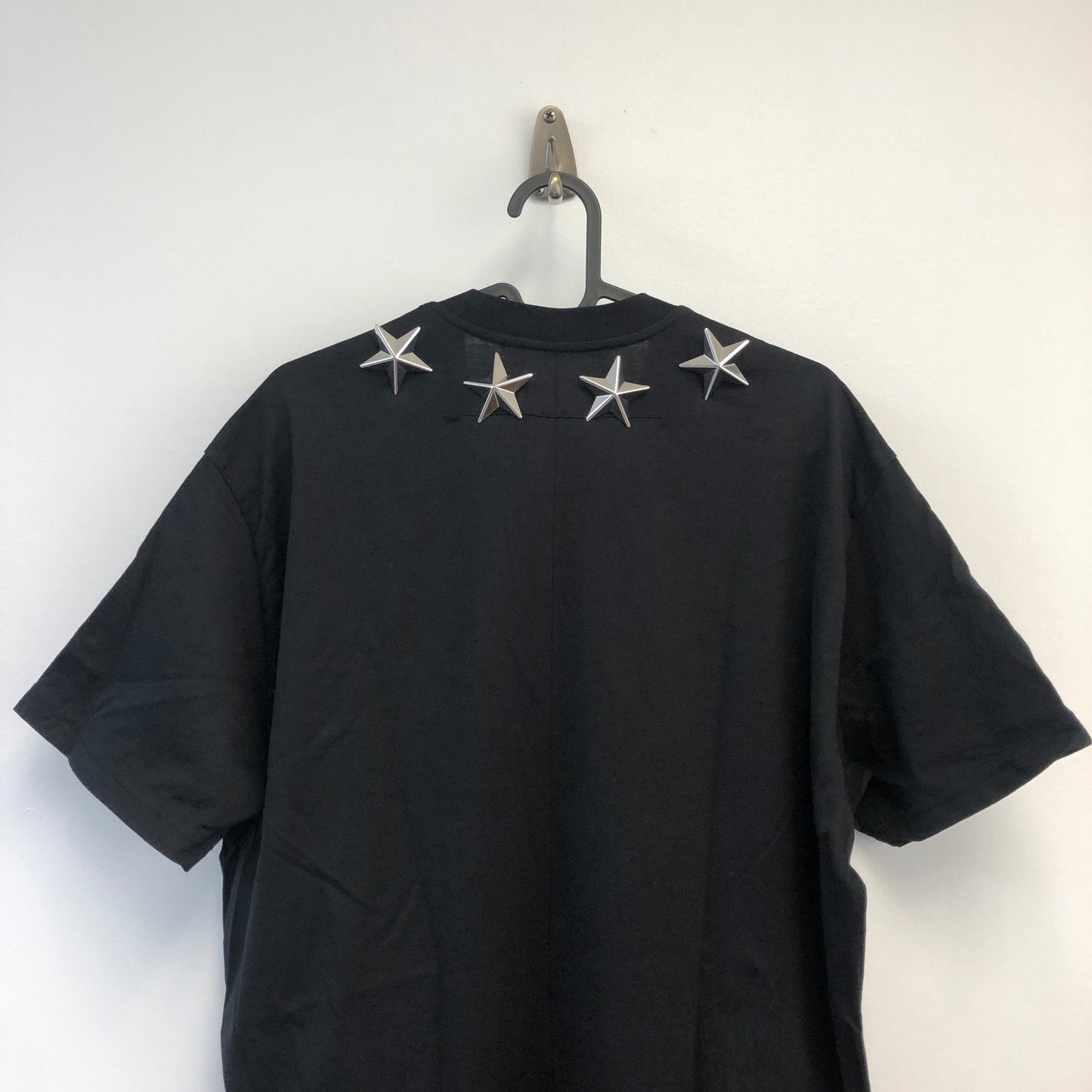 Givenchy Black Rottweiler & Star Print T-Shirt Size XXS