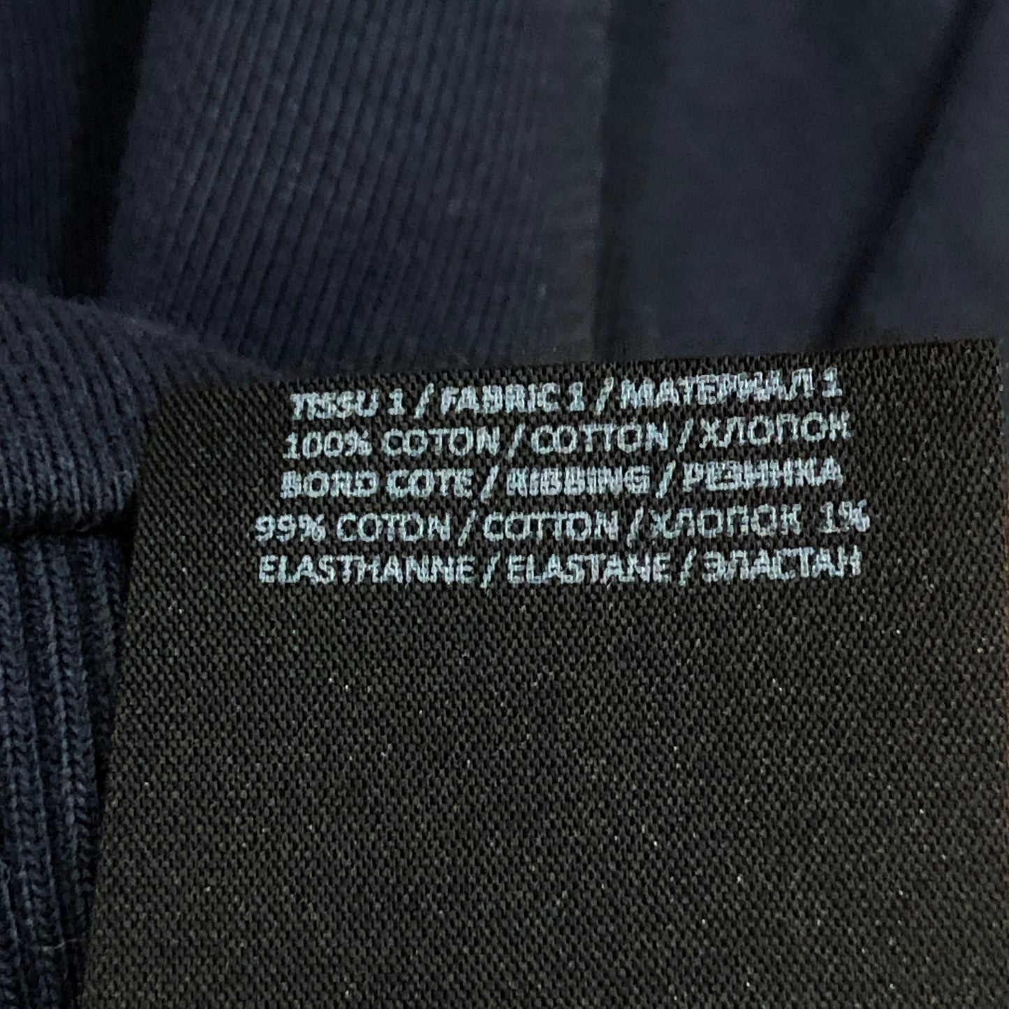 Balmain Navy Blue Logo Print Crew Neck Sweatshirt Size XXS