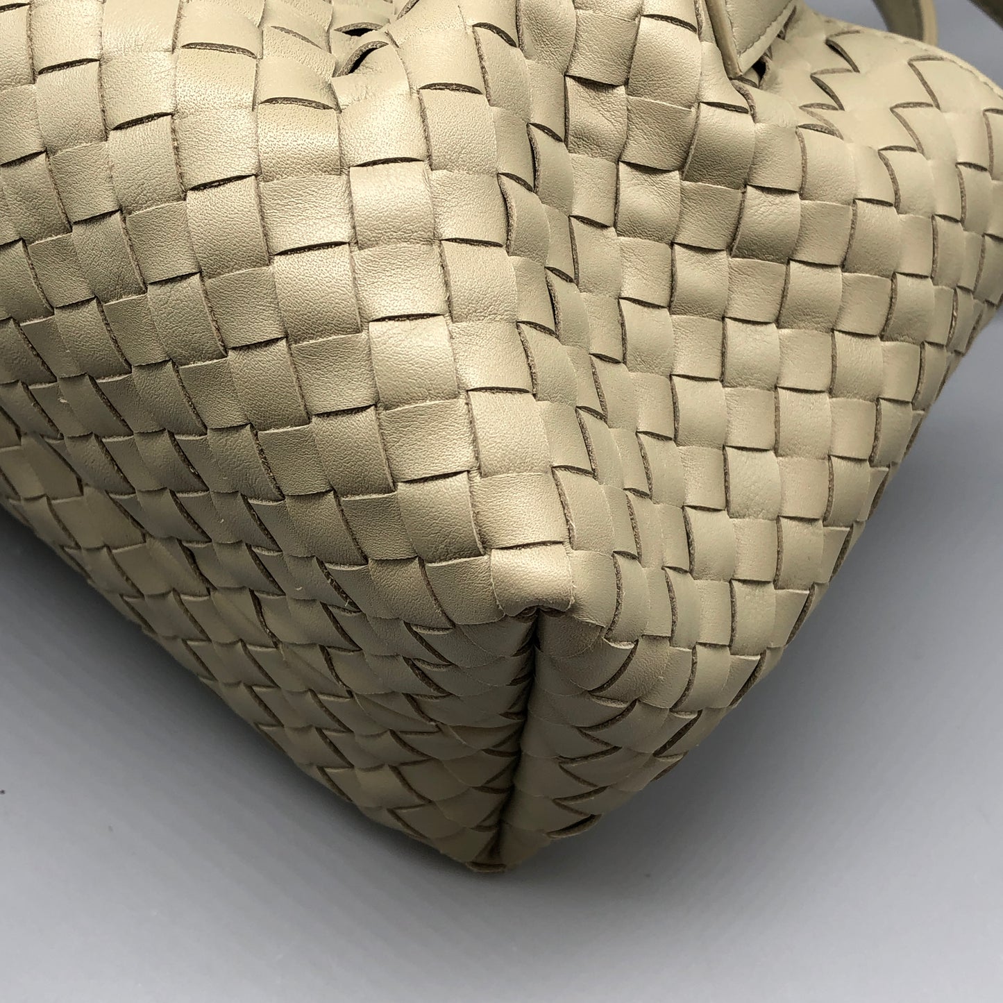 Bottega Veneta Intrecciato Small Tote Bag Matcha Green
