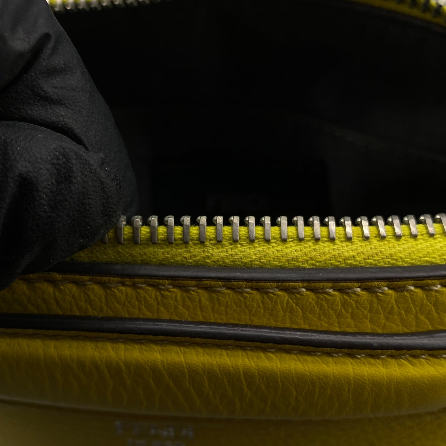 Fendi Yellow Leather By The Way Crossbody Bag