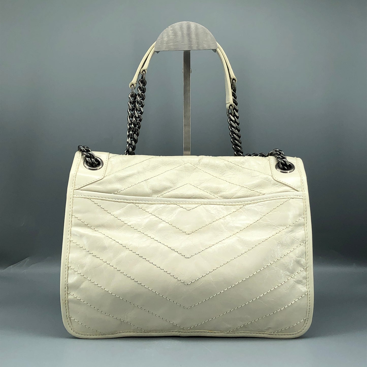 Saint Laurent Niki Medium Shoulder Bag Cream