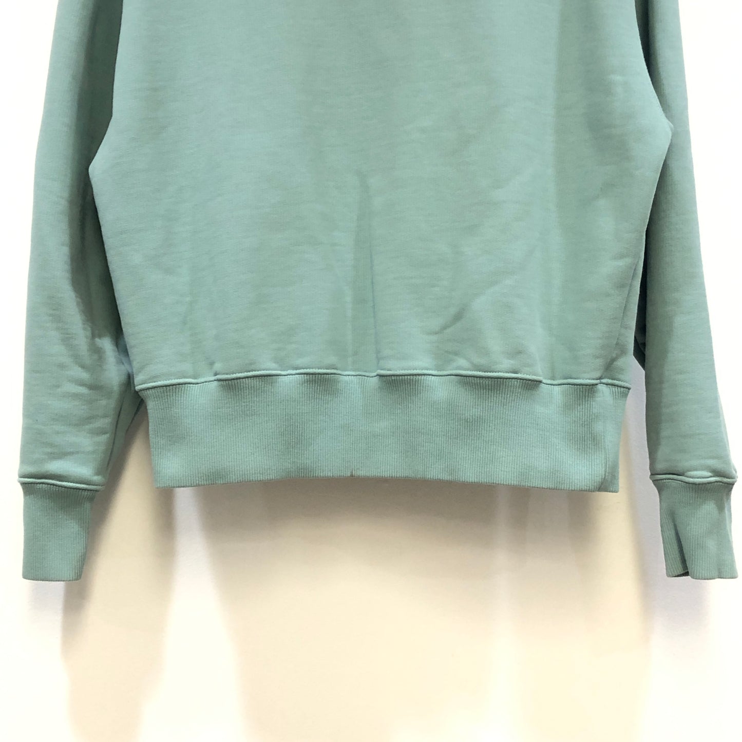 Ami Mint Green Crew Neck Long Sleeve Sweatshirt Size M
