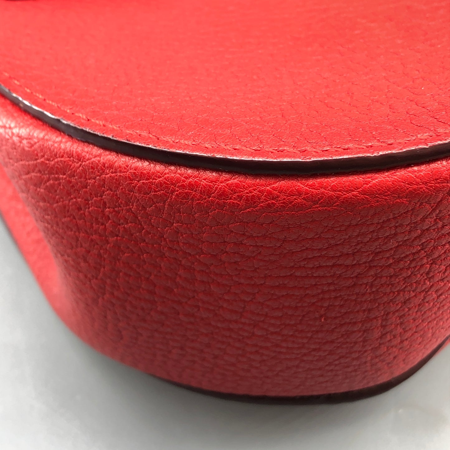 Chloe Drew Medium Leather Crossbody Bag Red