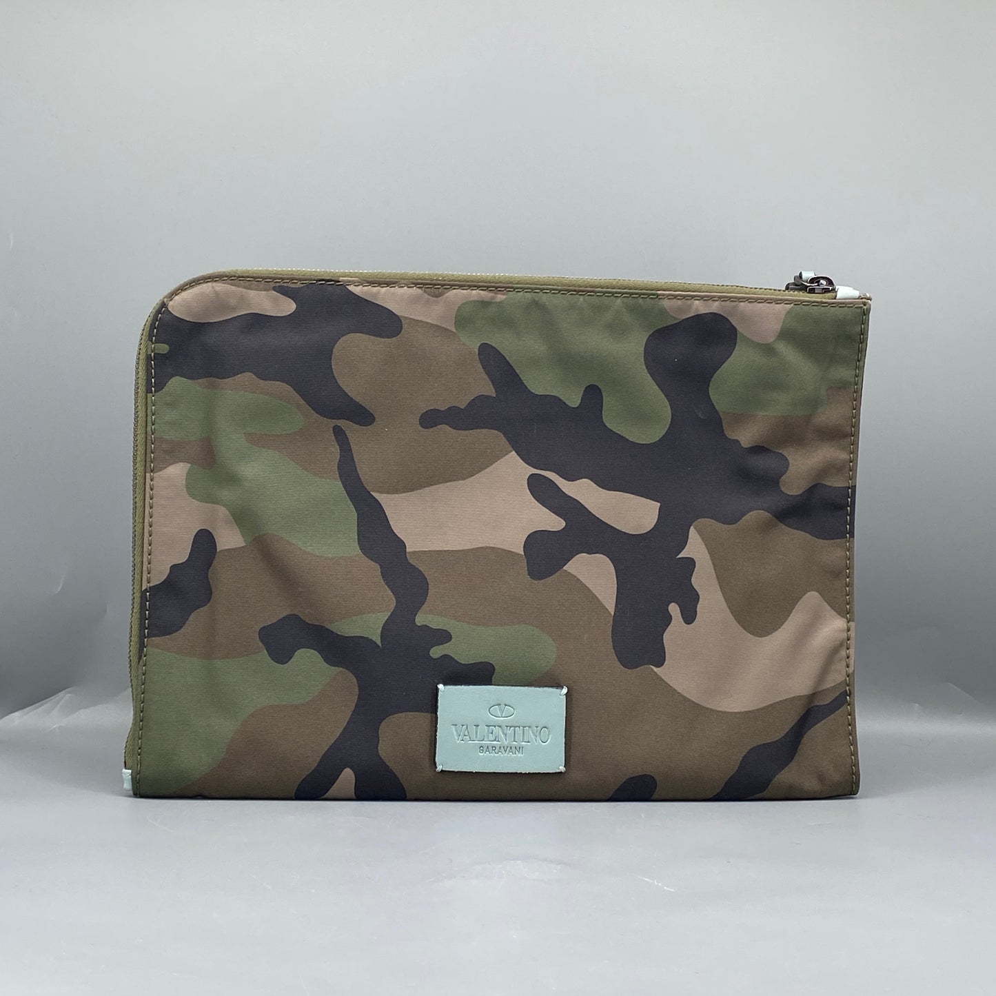 Valentino Camo Clutch Pouch Bag