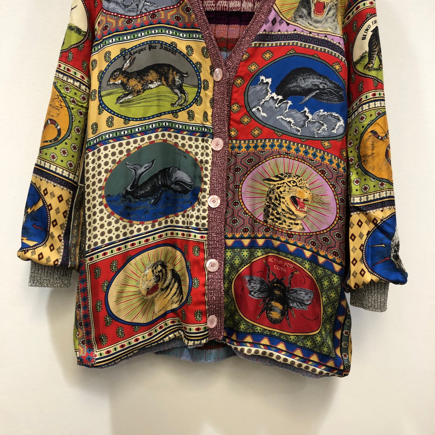 Gucci Multicolor Reversible Cardigan Size S