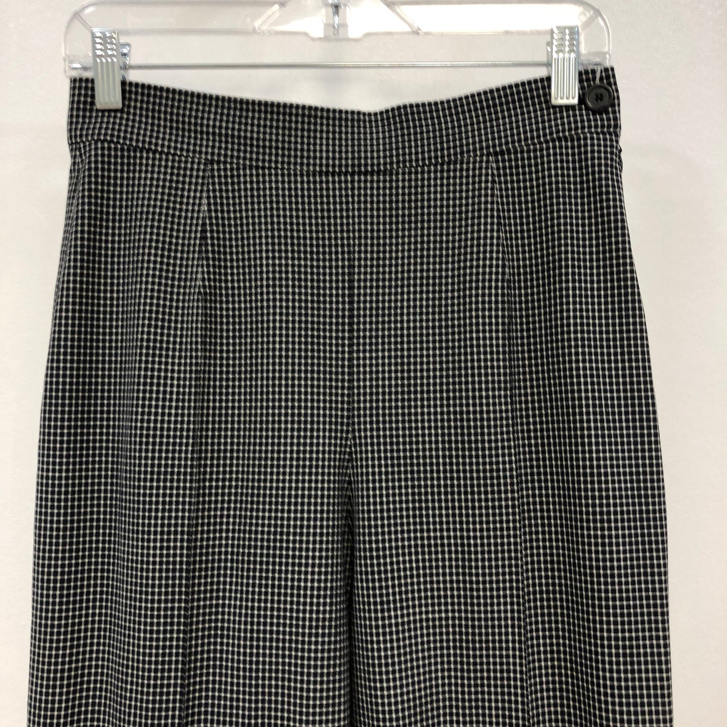 Balenciaga Checkered Tailored Trousers Size 38 White/Black