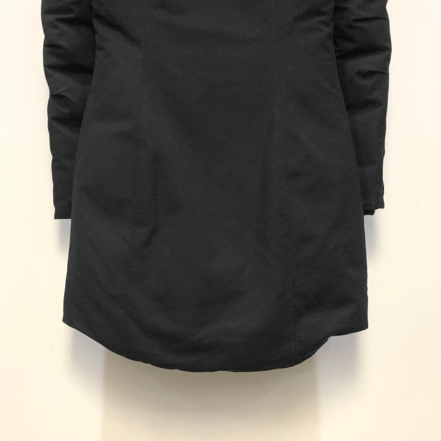 Moose Knuckles Black Fur‑Trim Hooded Down Parka