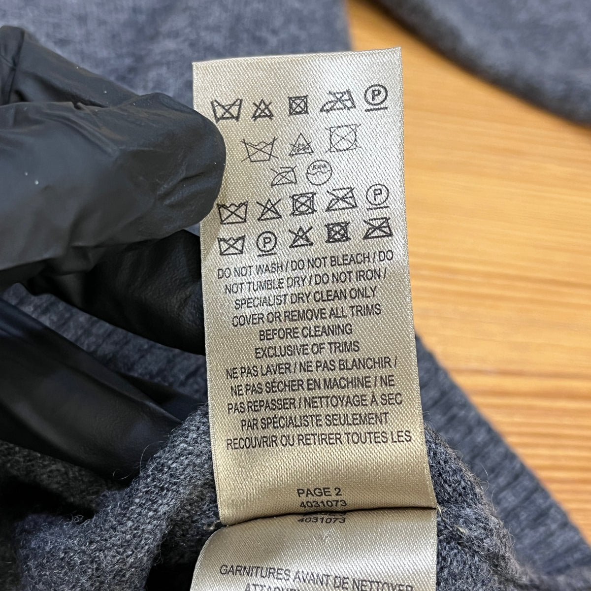 Burberry Grey Knit Sweater Size XS