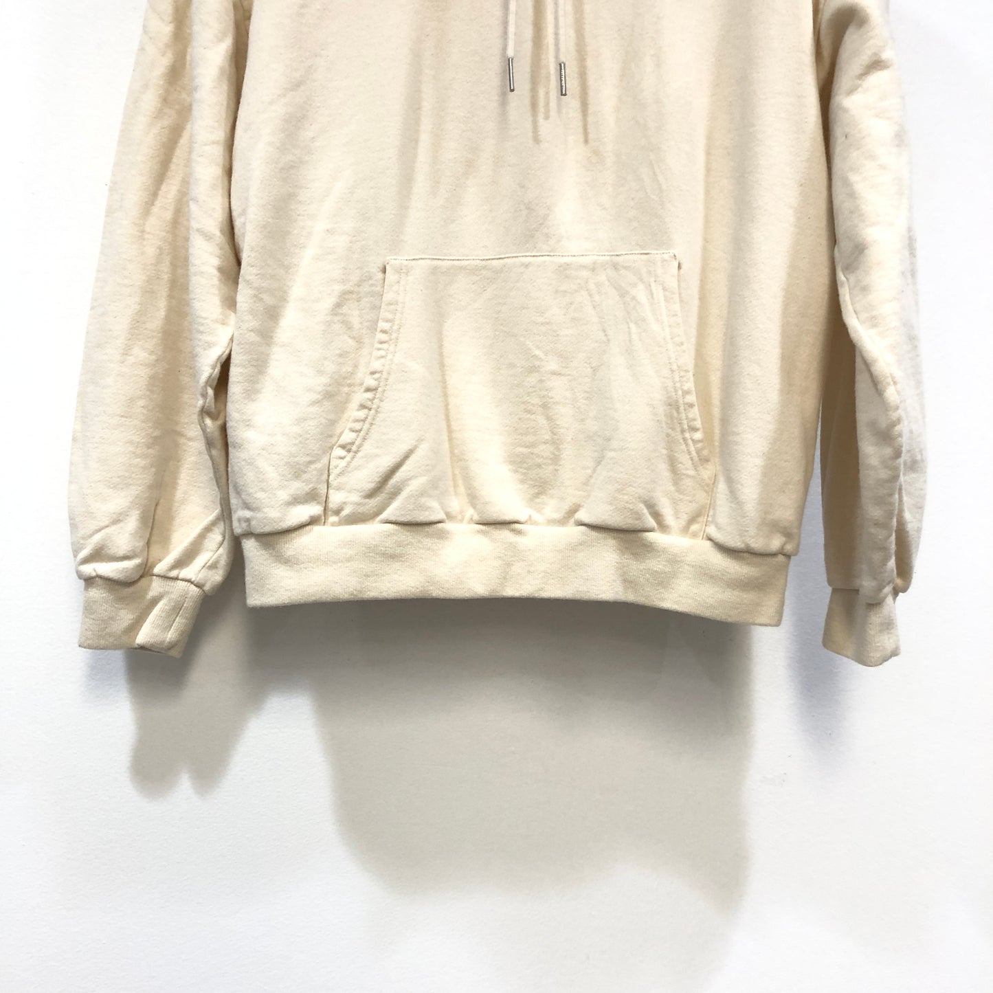 Celine Beige Triomphe Logo Hoodie Size M