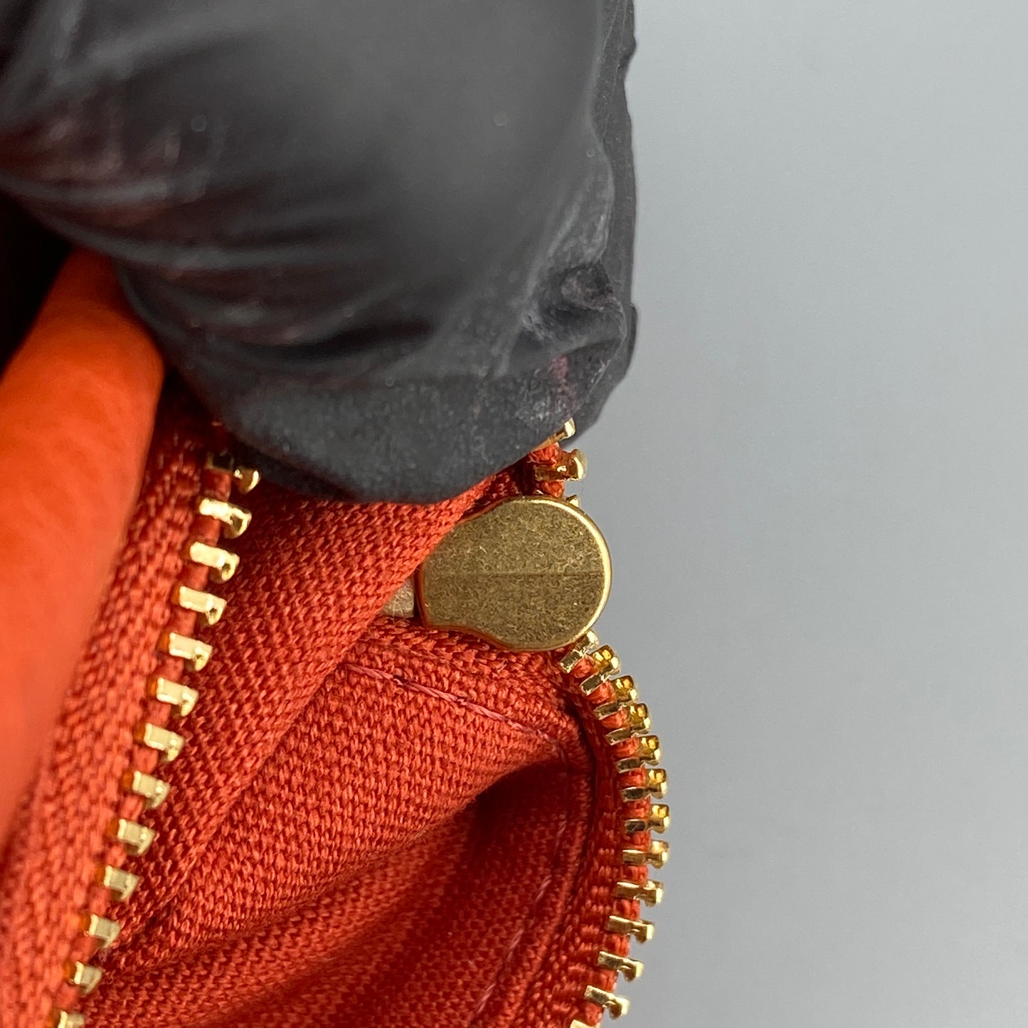 Tory Burch Orange Pebbled Leather Double T Logo Flap Chain Shoulder Bag