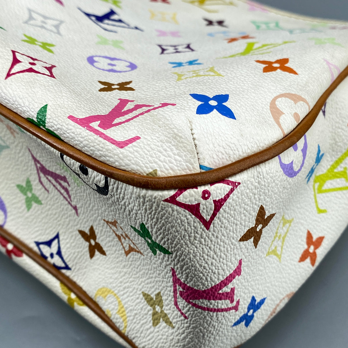 Louis Vuitton Monogram Multicolour Lodge White Shoulder Bag