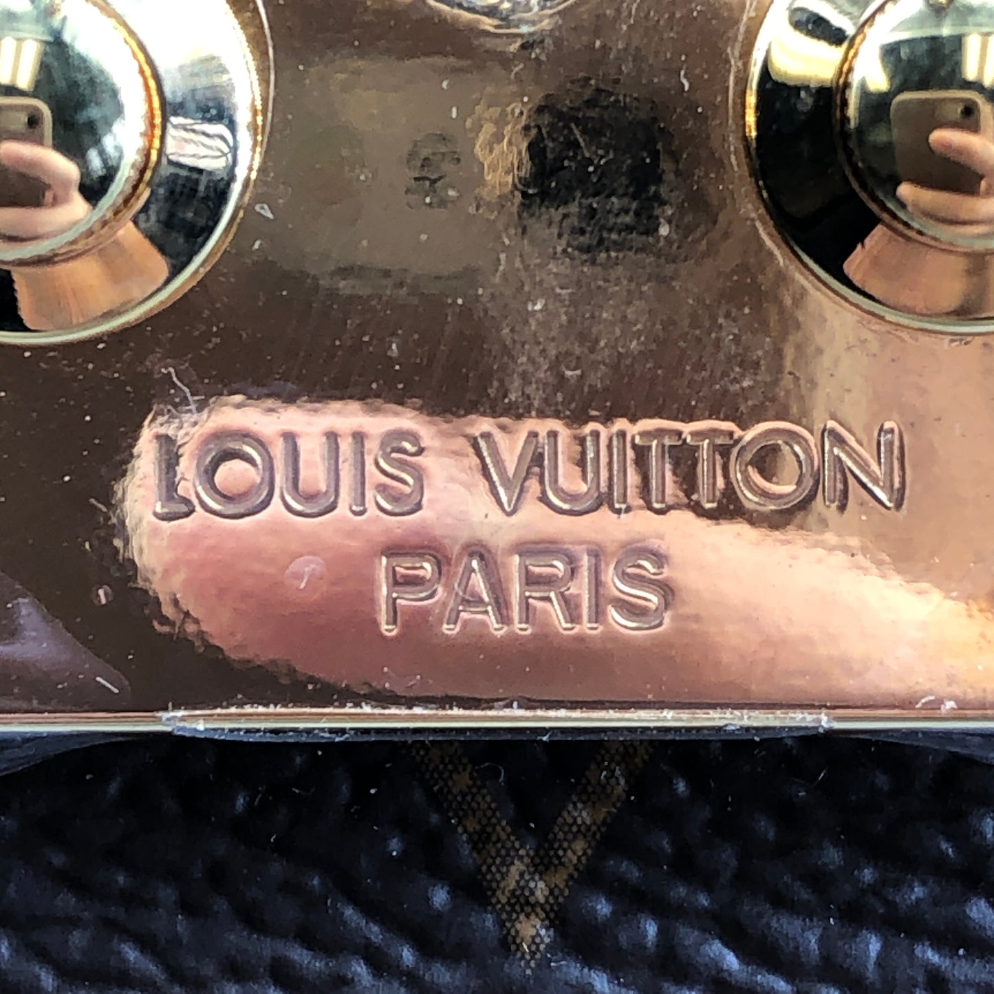 Louis Vuitton Monogram Reverse Tilsitt Bag Brown