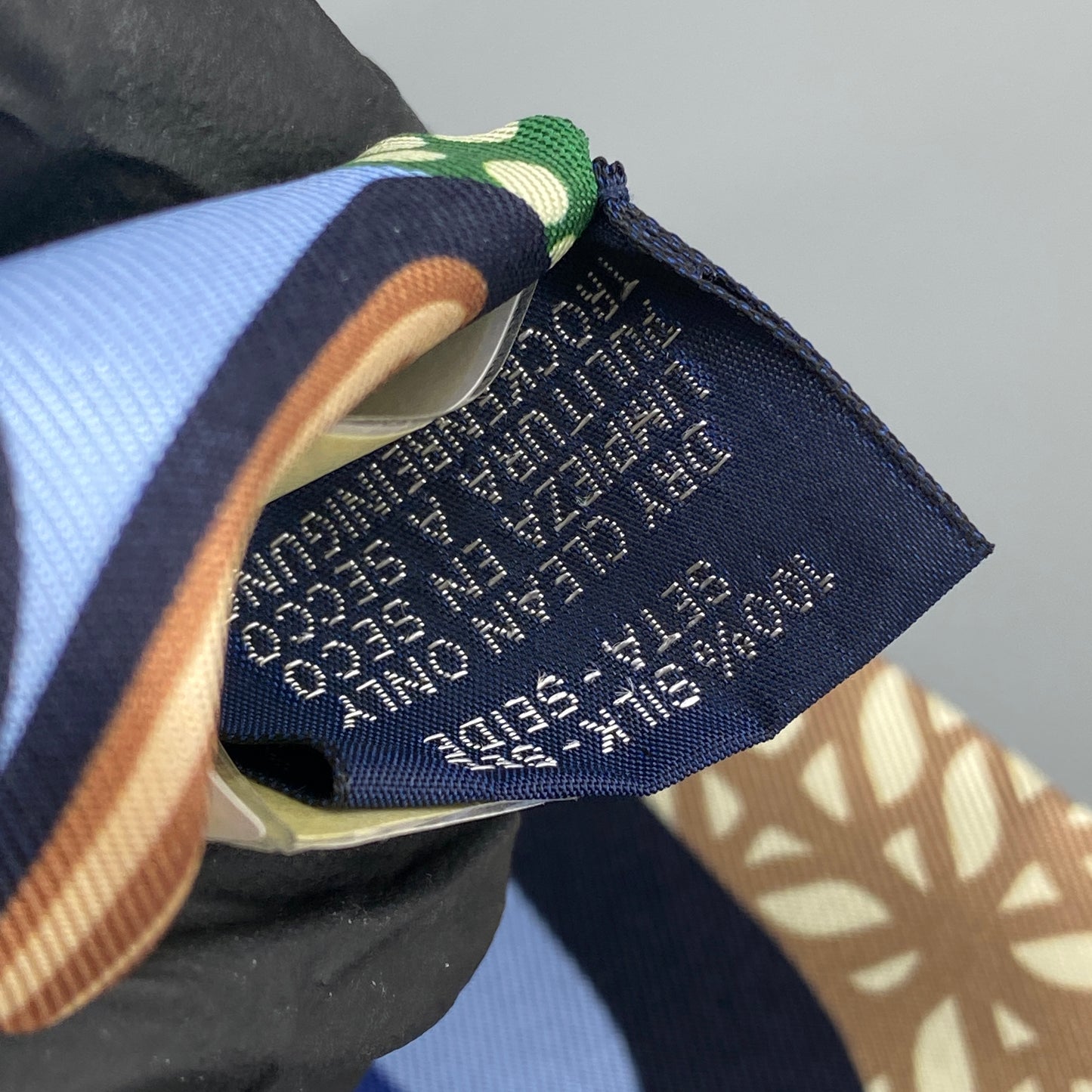 Hermes Multi‑Color Twilly Silk Scarf