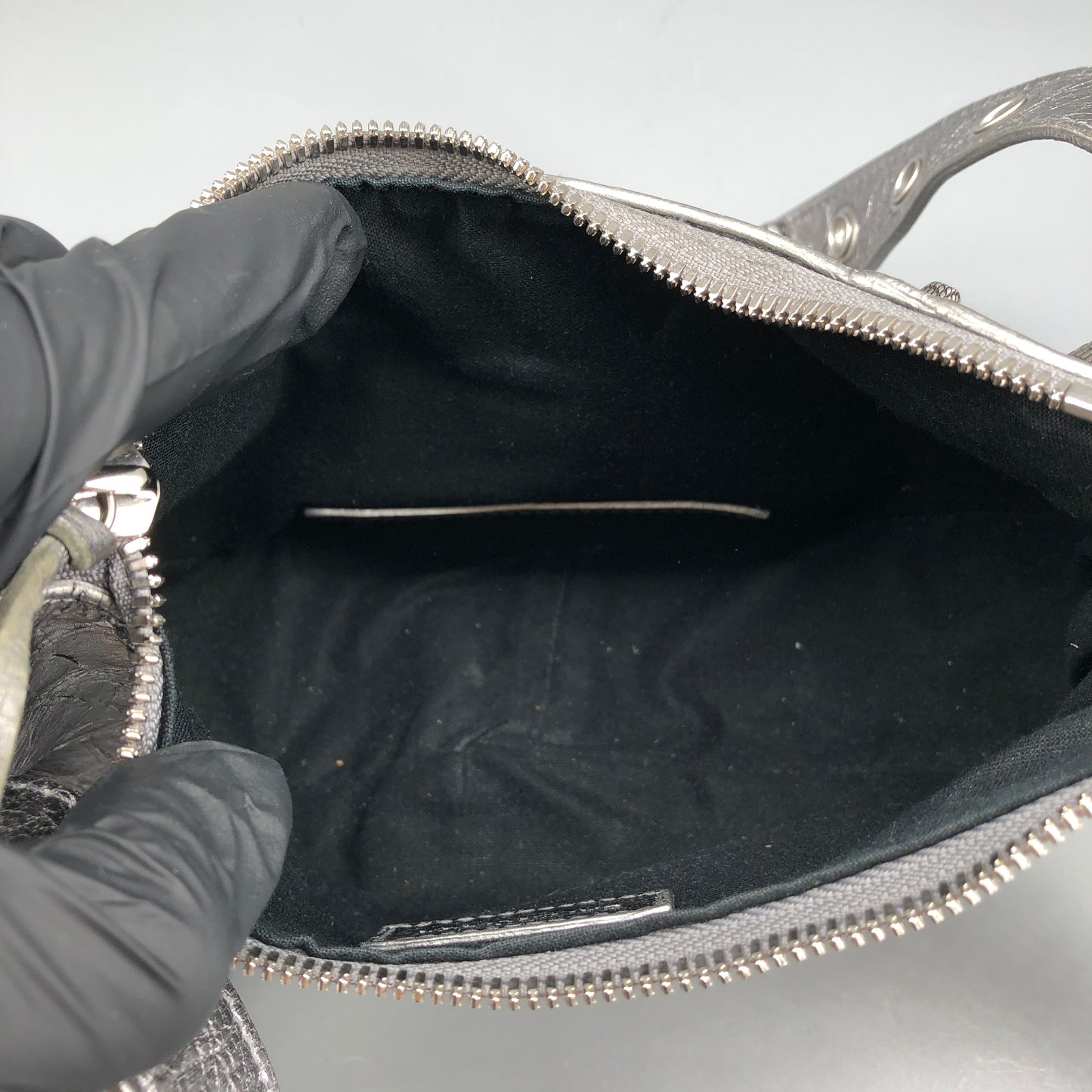 Balenciaga Le Cagole XS Shoulder Bag Silver