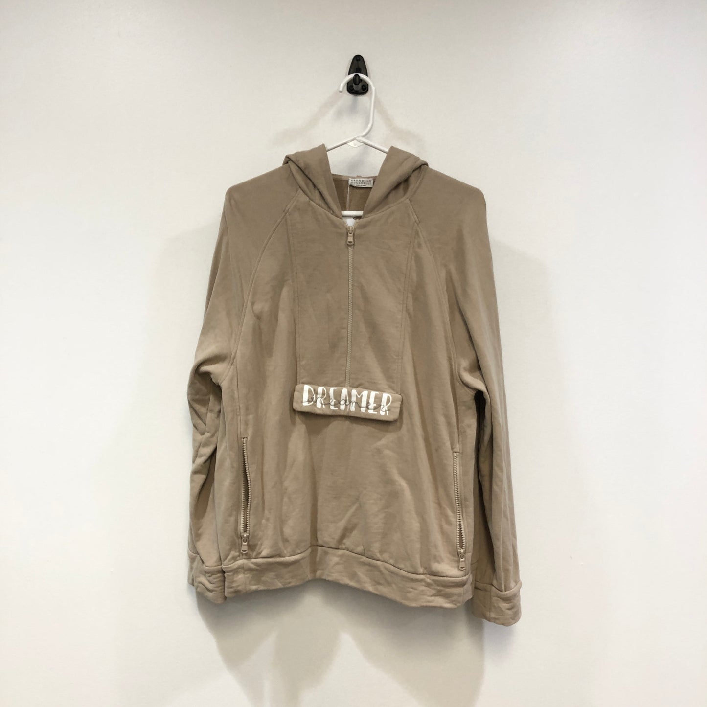Brunello Cucinelli Biscotti Camel Zip Hoodie Size M
