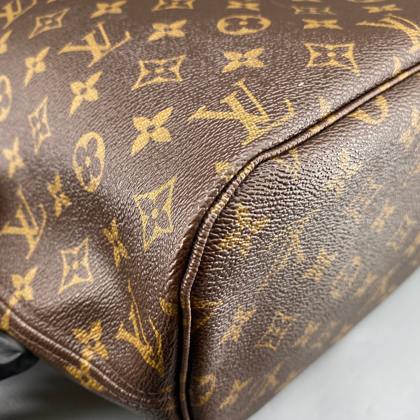 Louis Vuitton MM Limited Edition Fuchsia Monogram Ikat Neverfull Tote Bag