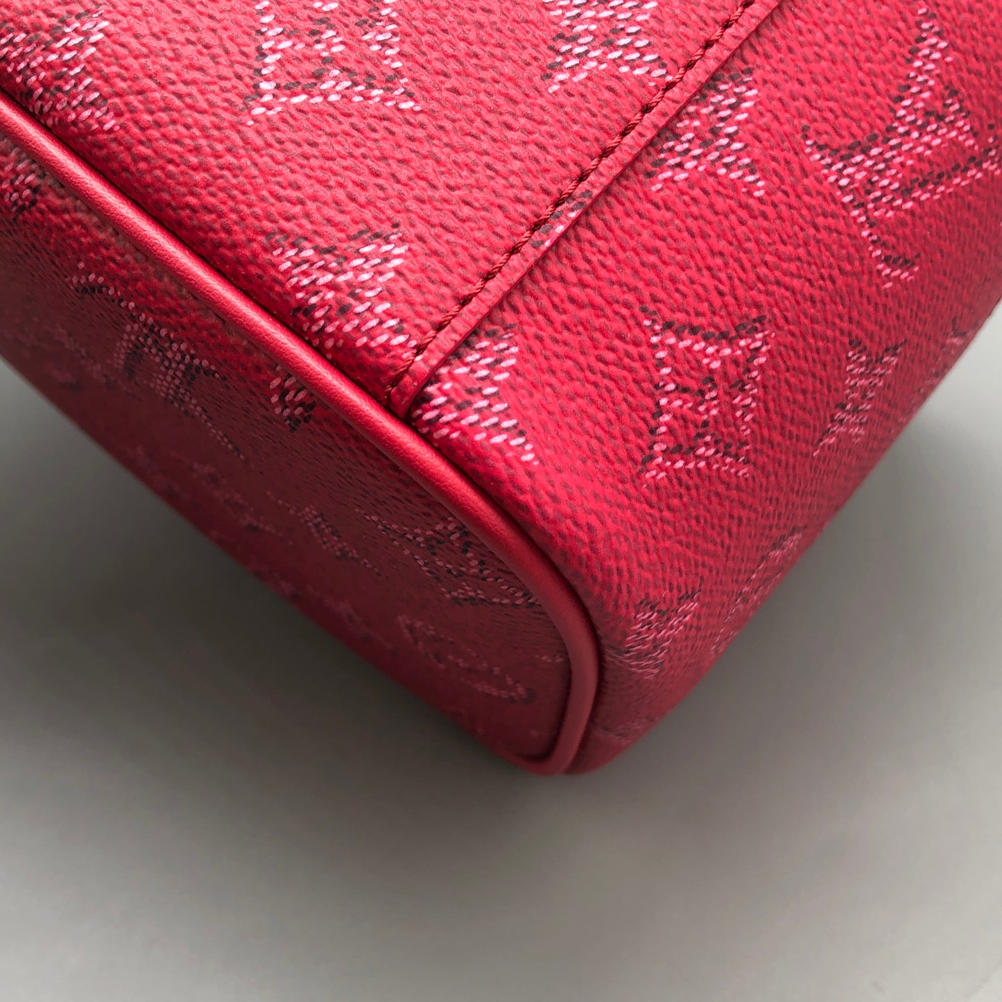 Louis Vuitton Nice Mini Monogram Empreinte Pink Vanity Case Bag