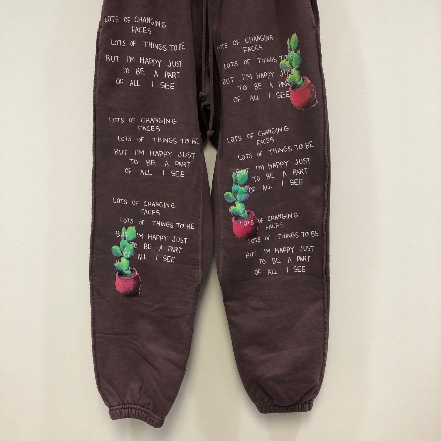 Camp High Collective Purple Graphic Sweatpants Size S