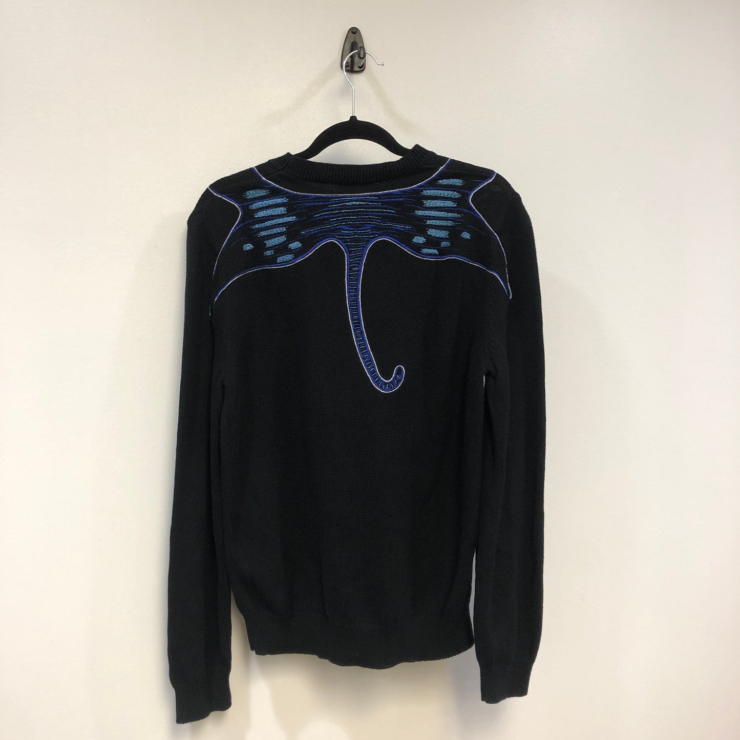 Kenzo Black Classic Tiger Embroidered Crew Neck Sweatshirt L